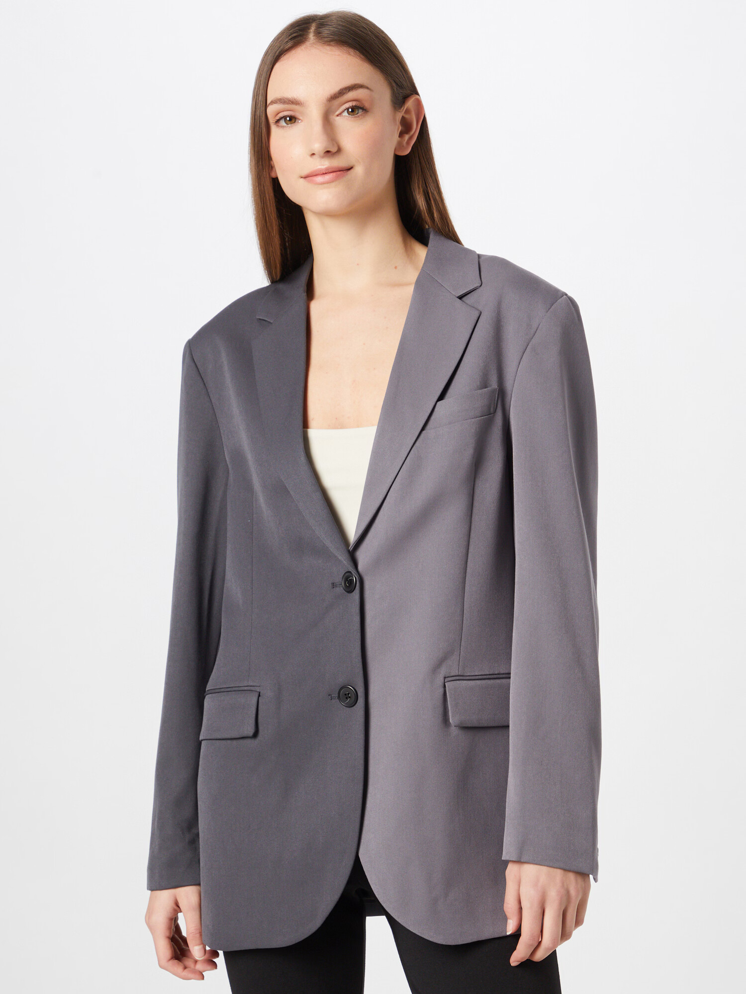 Monki Blazer siva / temno siva - Pepit.si