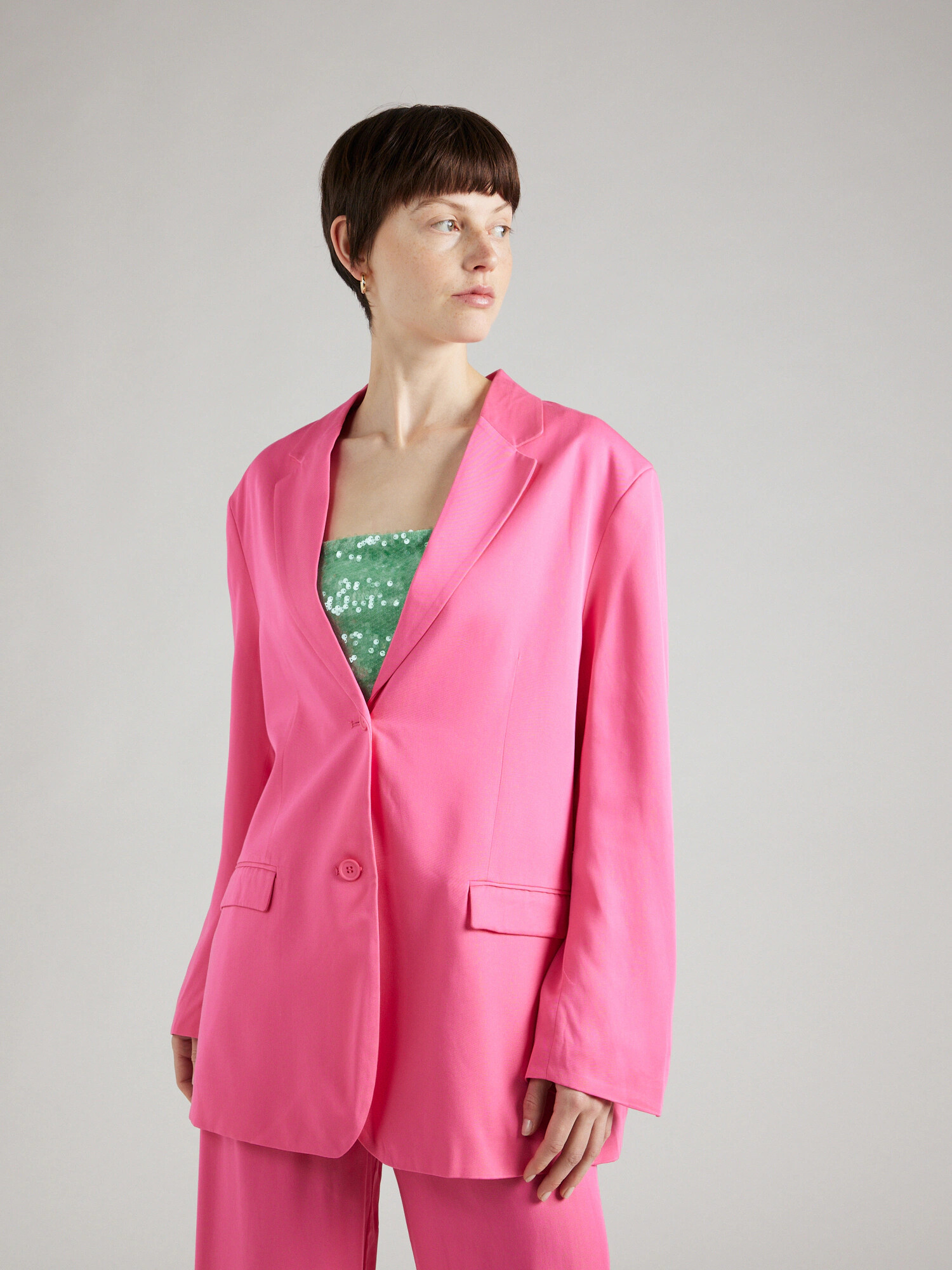 Monki Blazer svetlo roza - Pepit.si