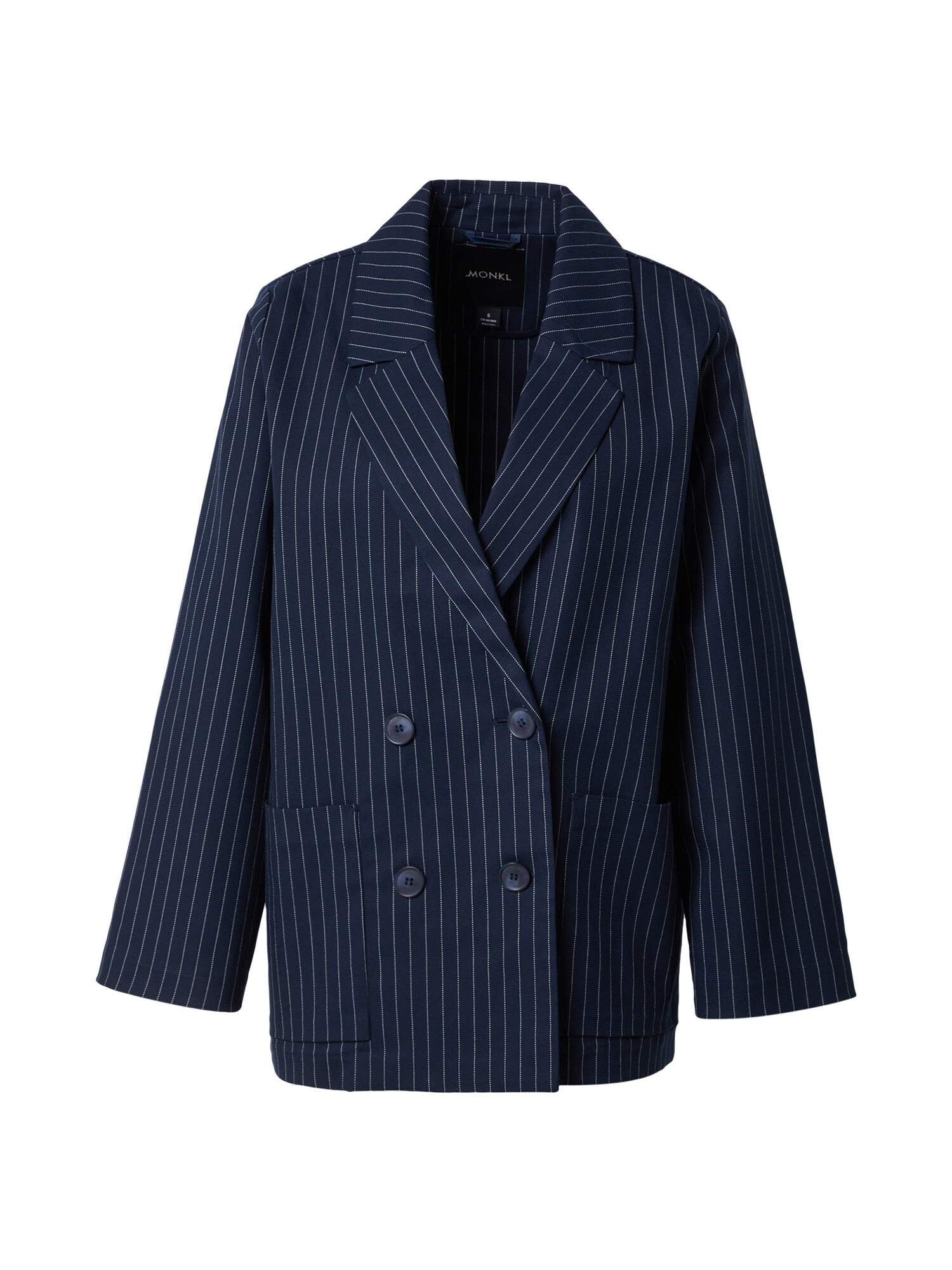 Monki Blazer 'Twiggy' mornarska / bela - Pepit.si