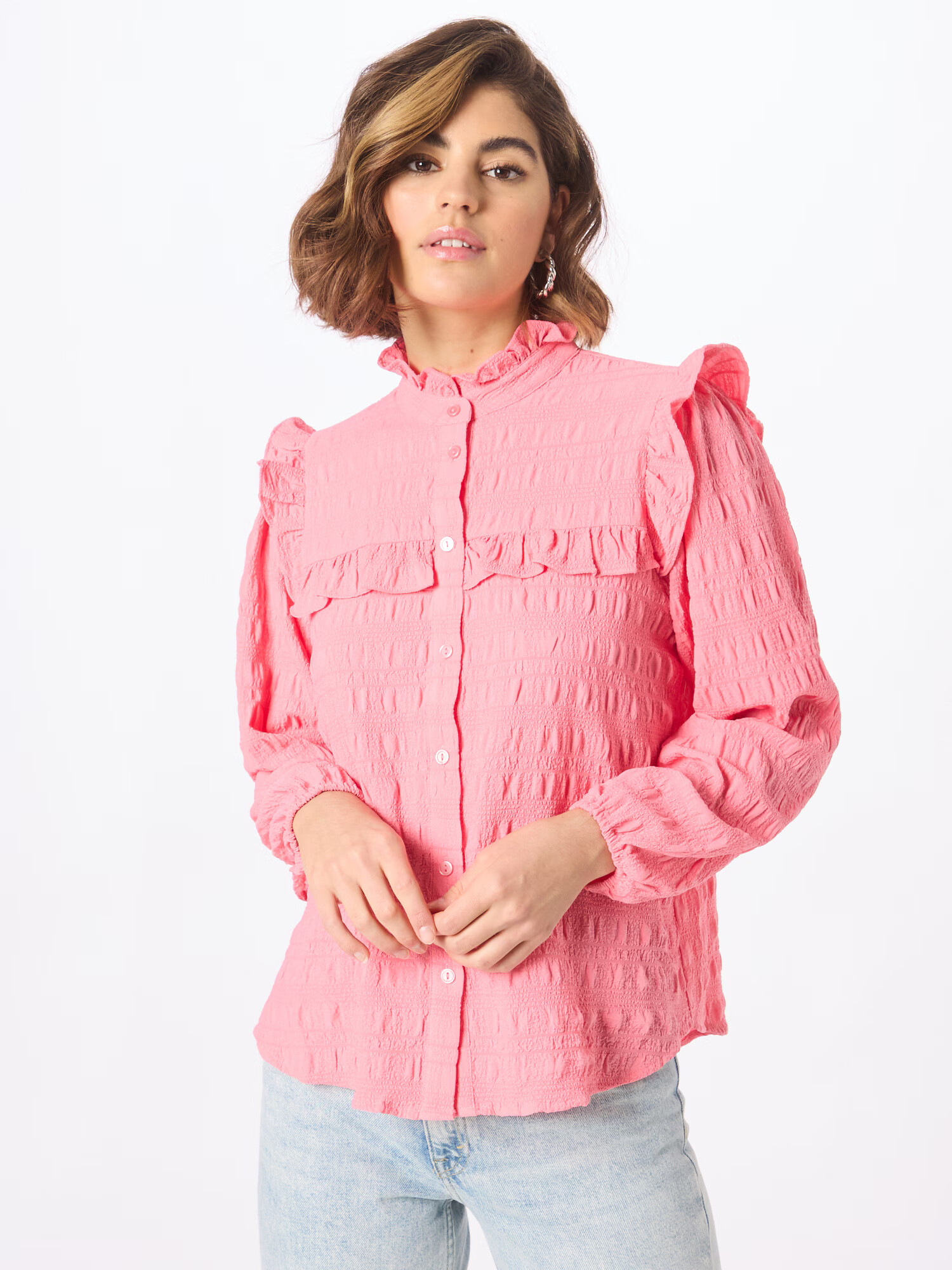 Monki Bluza 'Rosie' roza - Pepit.si