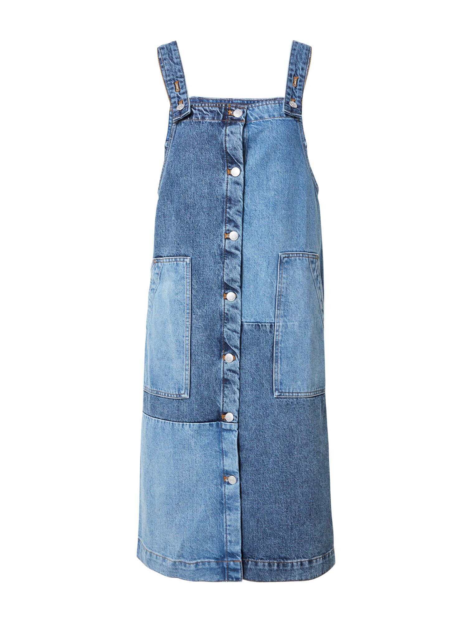 Monki Obleka 'Maria' modra / moder denim - Pepit.si