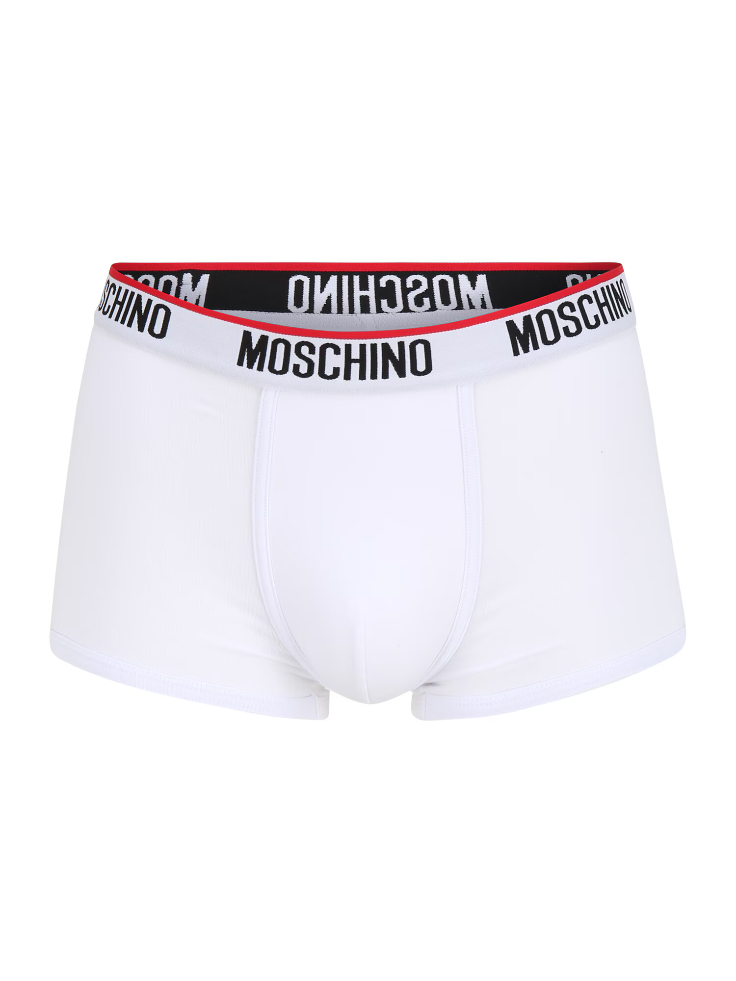 Moschino Underwear Boksarice bela / črna / rdeča - Pepit.si