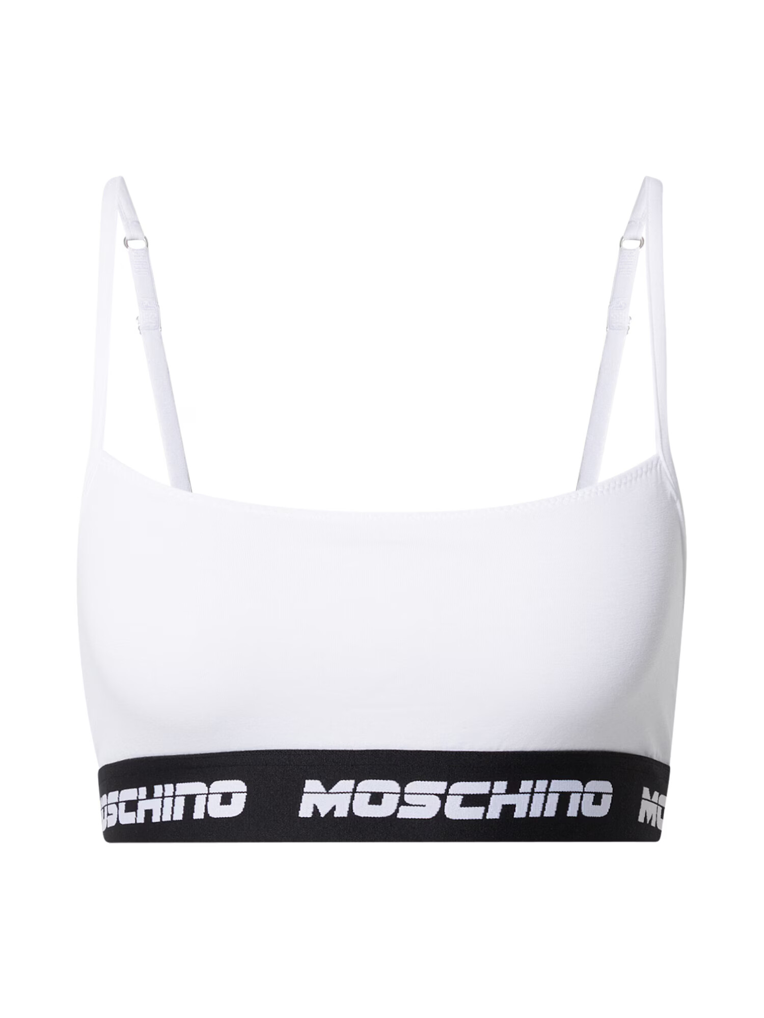 Moschino Underwear Nedrček 'Fascia' črna / bela - Pepit.si