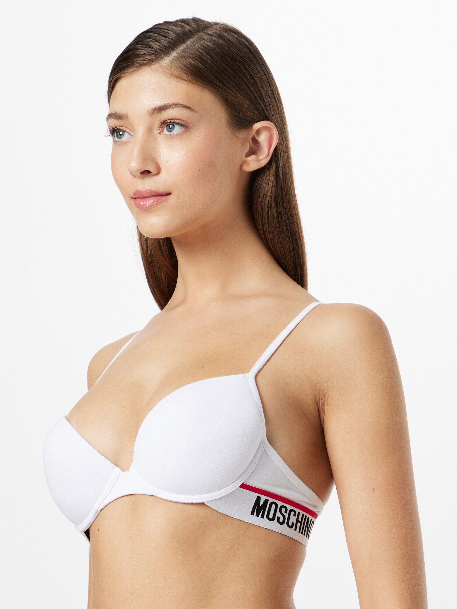 Moschino Underwear Nedrček rdeča / črna / bela - Pepit.si