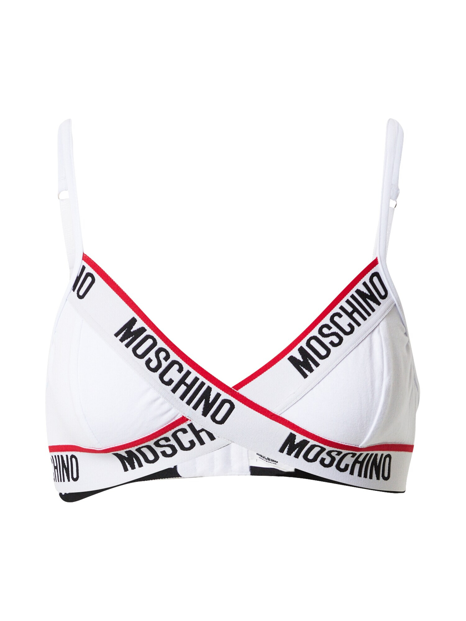 Moschino Underwear Nedrček rdeča / črna / bela - Pepit.si