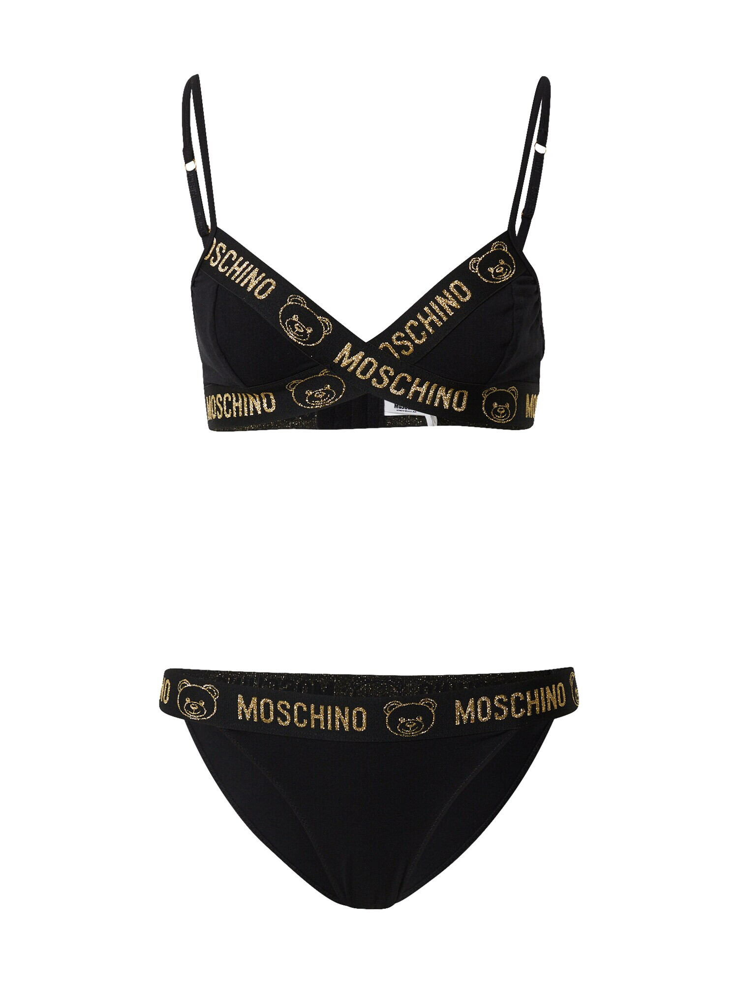 Moschino Underwear Seti perila zlata / črna - Pepit.si