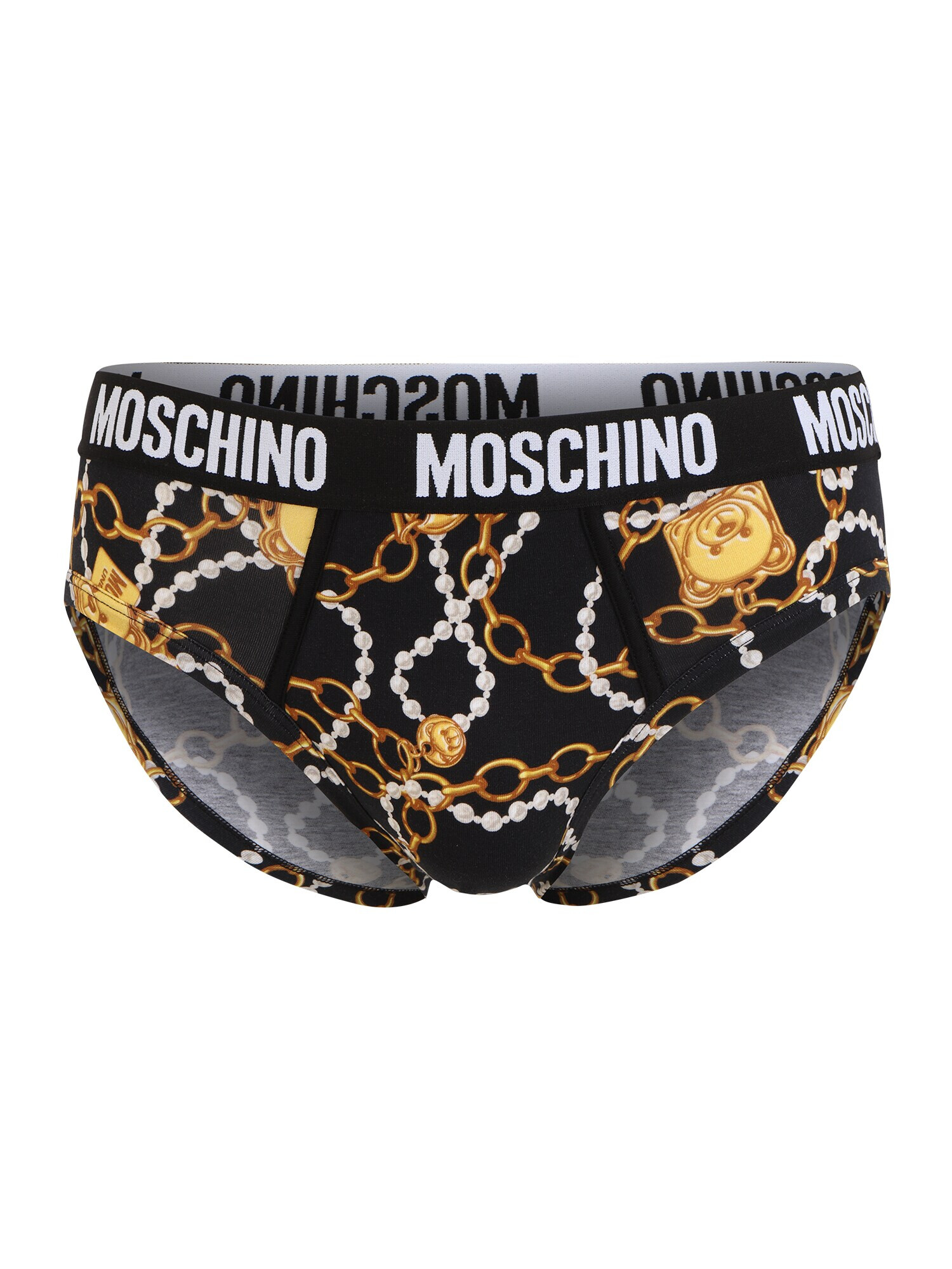 Moschino Underwear Spodnje hlačke črna / rumena / rjava / svetlo siva / bela - Pepit.si