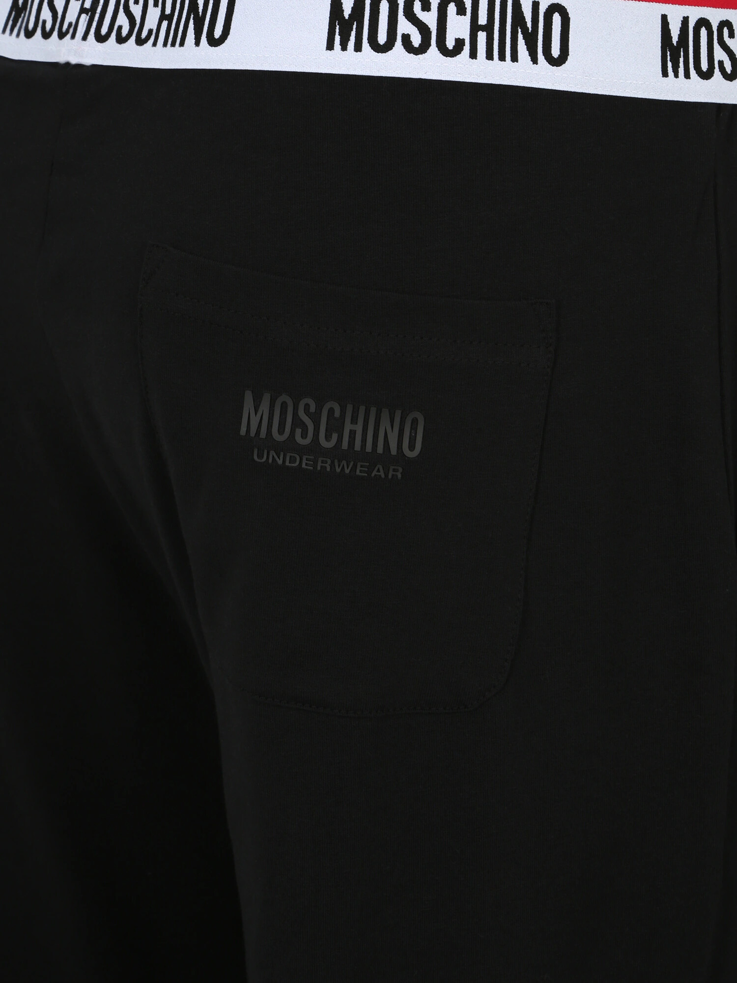 Moschino Underwear Spodnji del pižame rdeča / črna / bela - Pepit.si