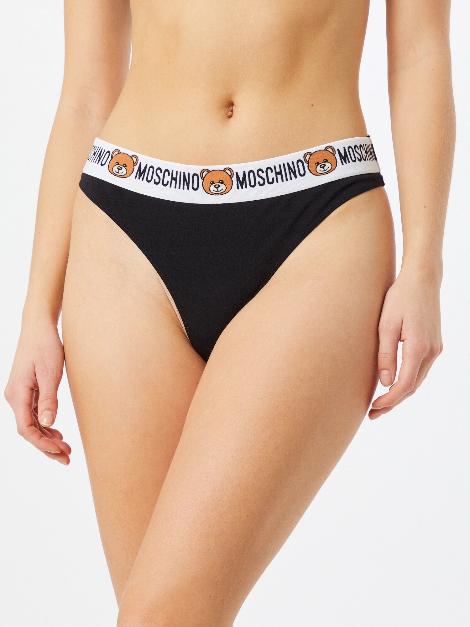 Moschino Underwear Tangice črna - Pepit.si