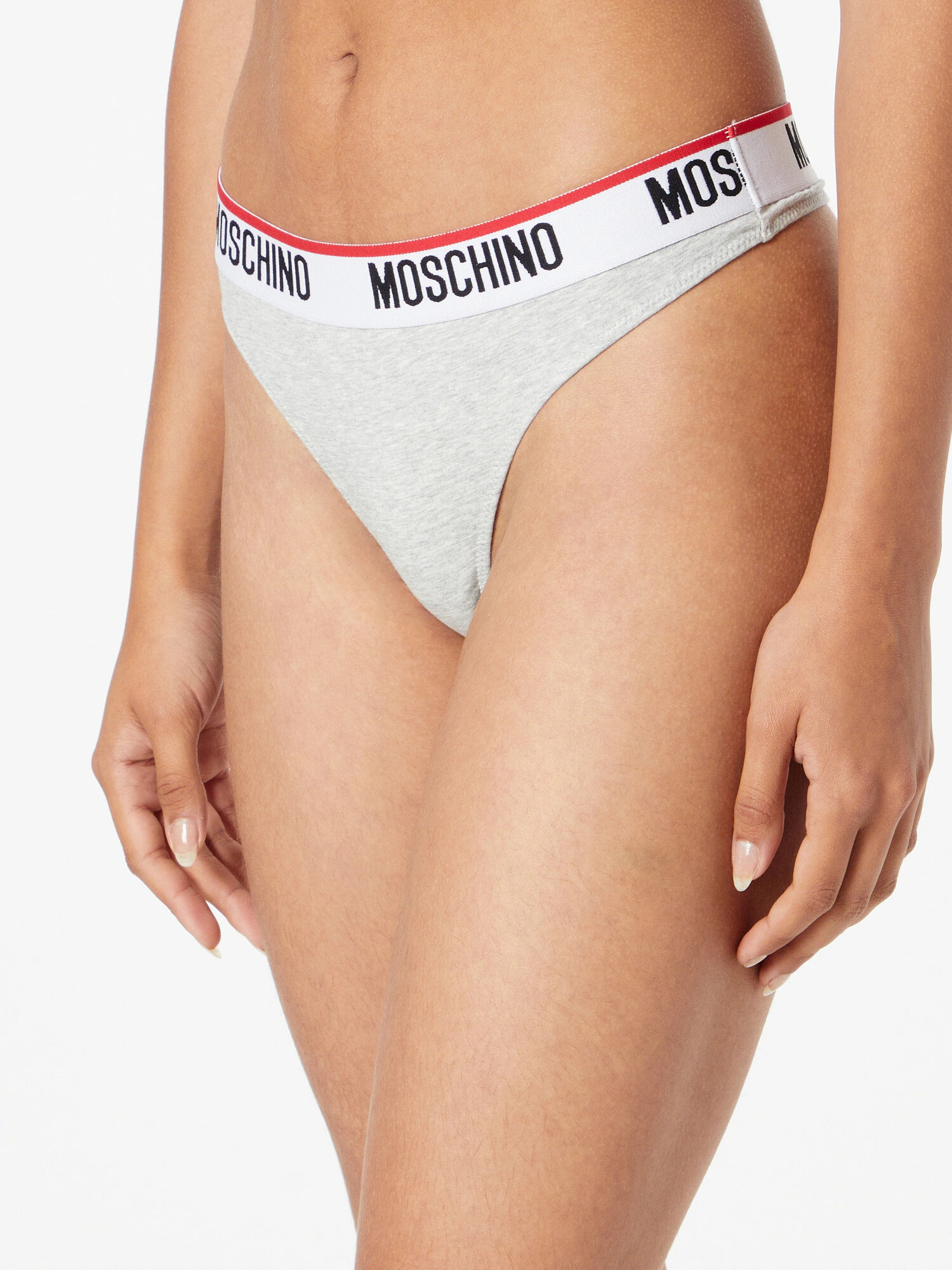 Moschino Underwear Tangice nočno modra / pegasto siva / rdeča / bela - Pepit.si