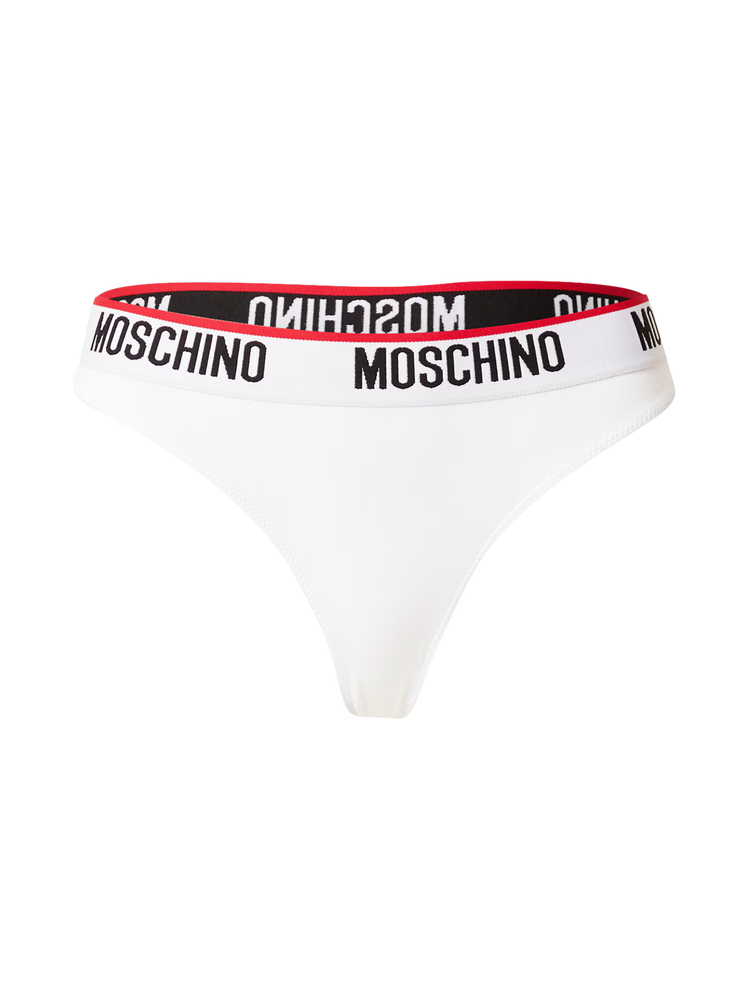 Moschino Underwear Tangice rdeča / črna / bela - Pepit.si