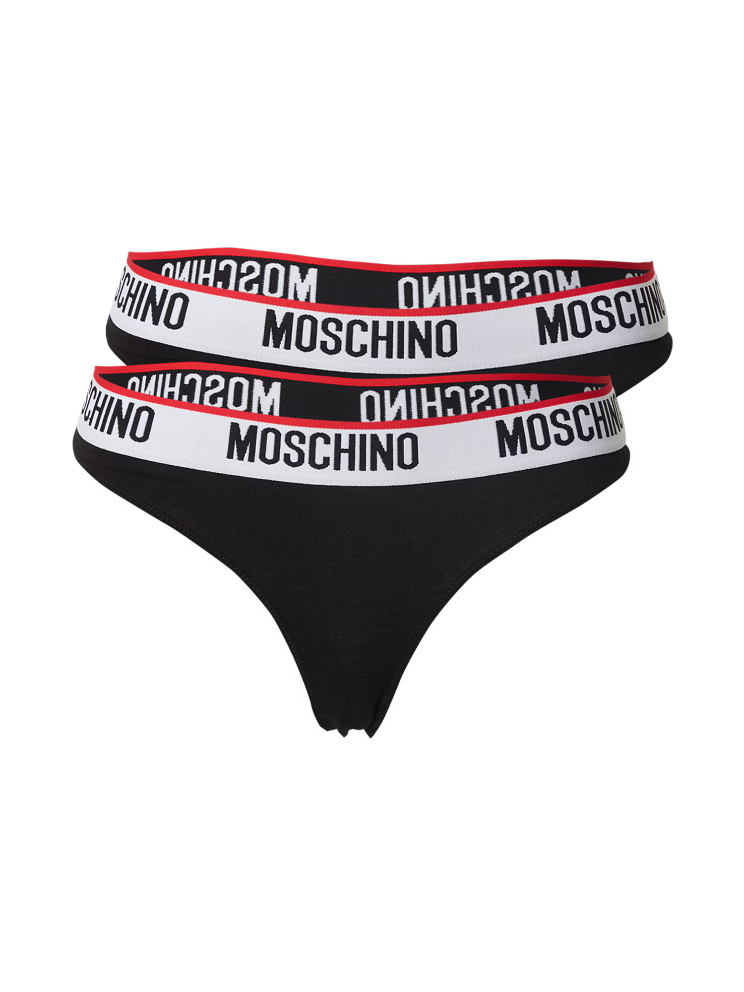 Moschino Underwear Tangice siva / rdeča / črna - Pepit.si