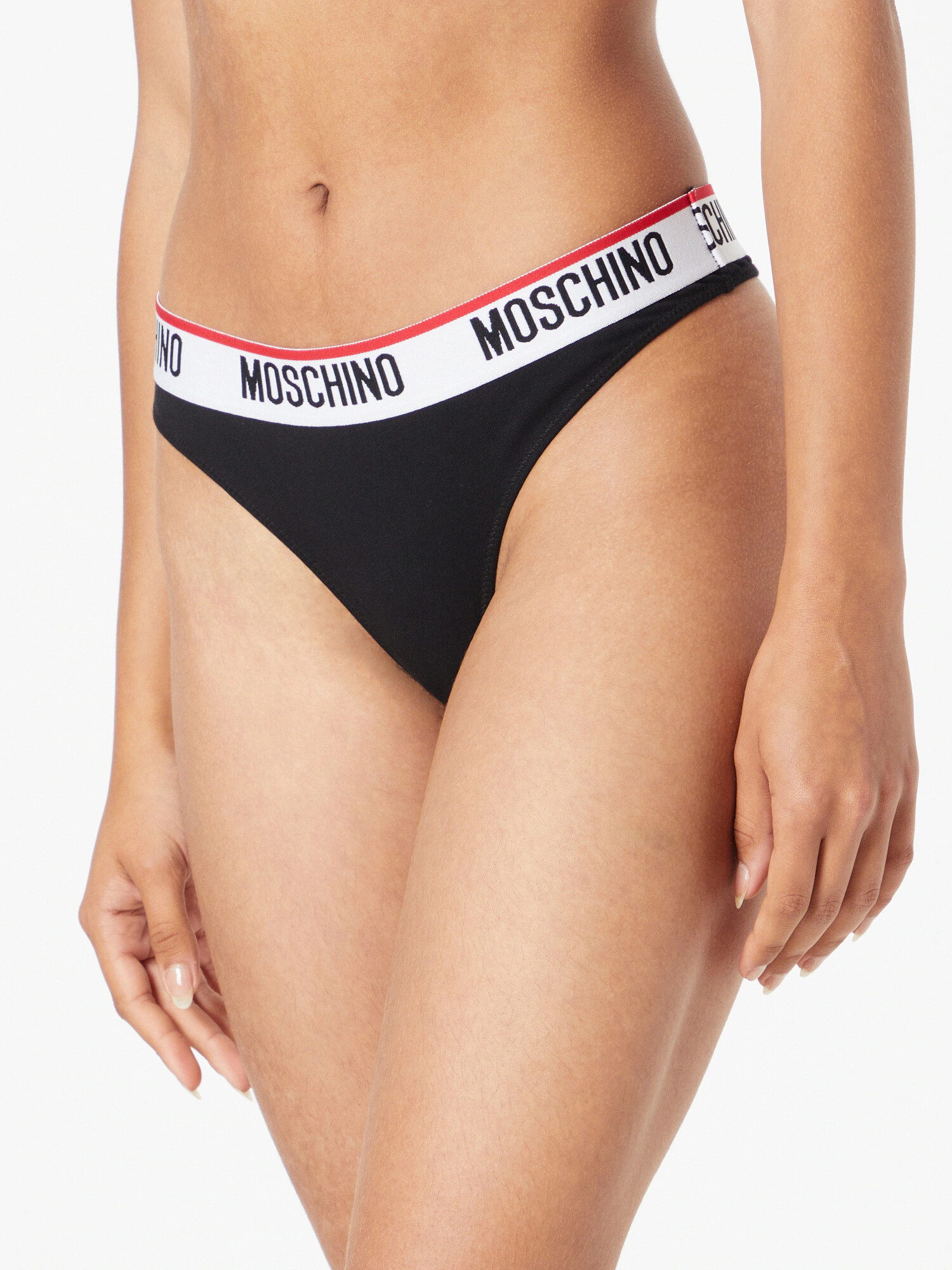 Moschino Underwear Tangice siva / rdeča / črna - Pepit.si