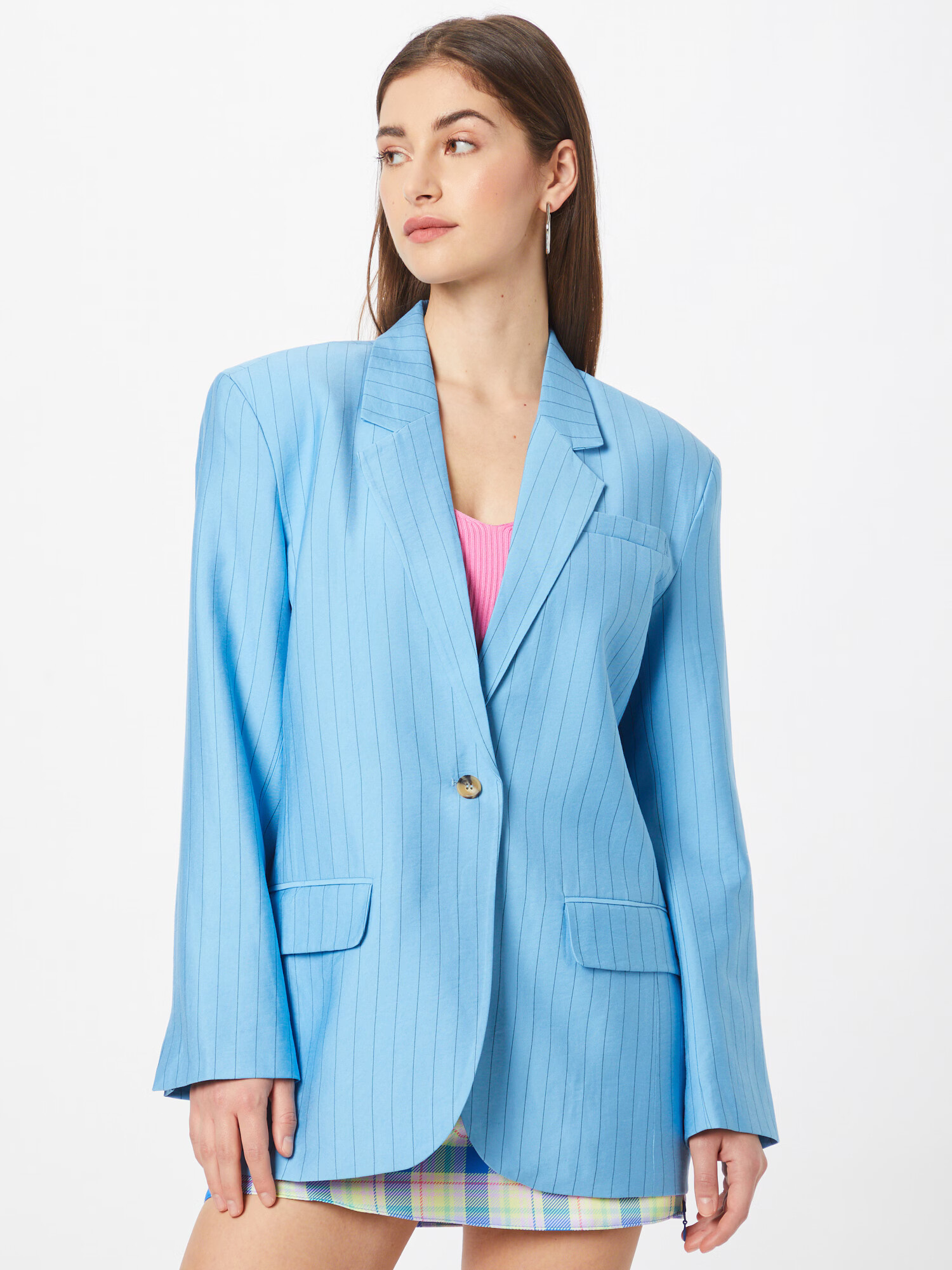 MOSS COPENHAGEN Blazer azur / črna - Pepit.si