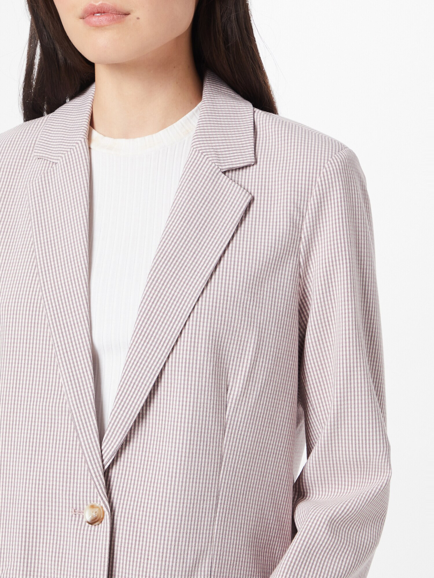 MOSS COPENHAGEN Blazer 'Jaida' lila / temno liila / bela - Pepit.si