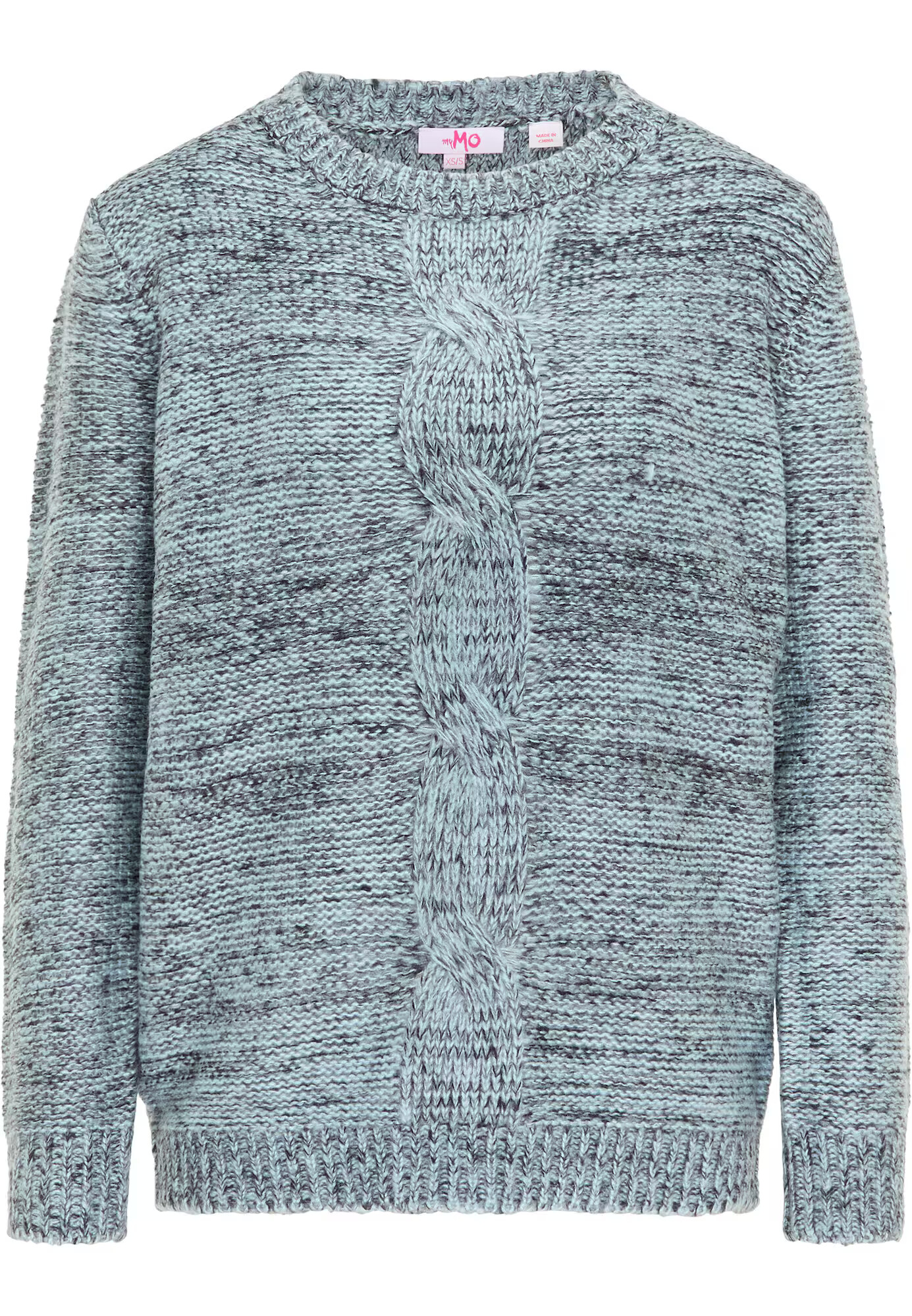 MYMO Pullover svetlo modra / encijan / bela - Pepit.si