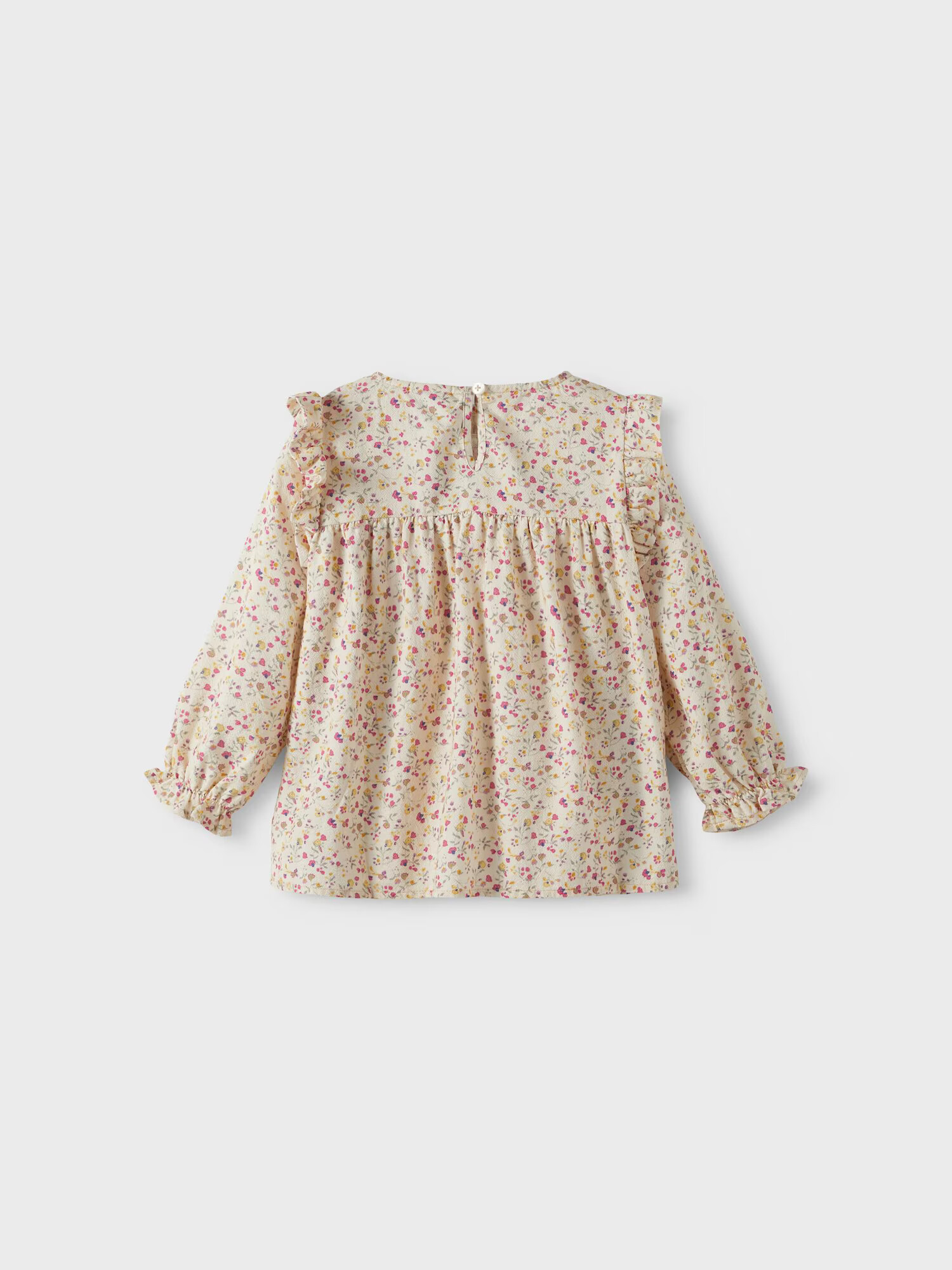 NAME IT Bluza 'Lilli' kremna / rumena / pastelno zelena / roza - Pepit.si