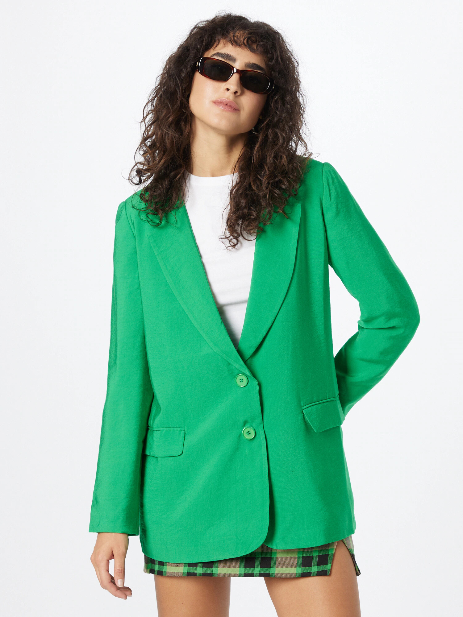 Nasty Gal Blazer svetlo zelena - Pepit.si