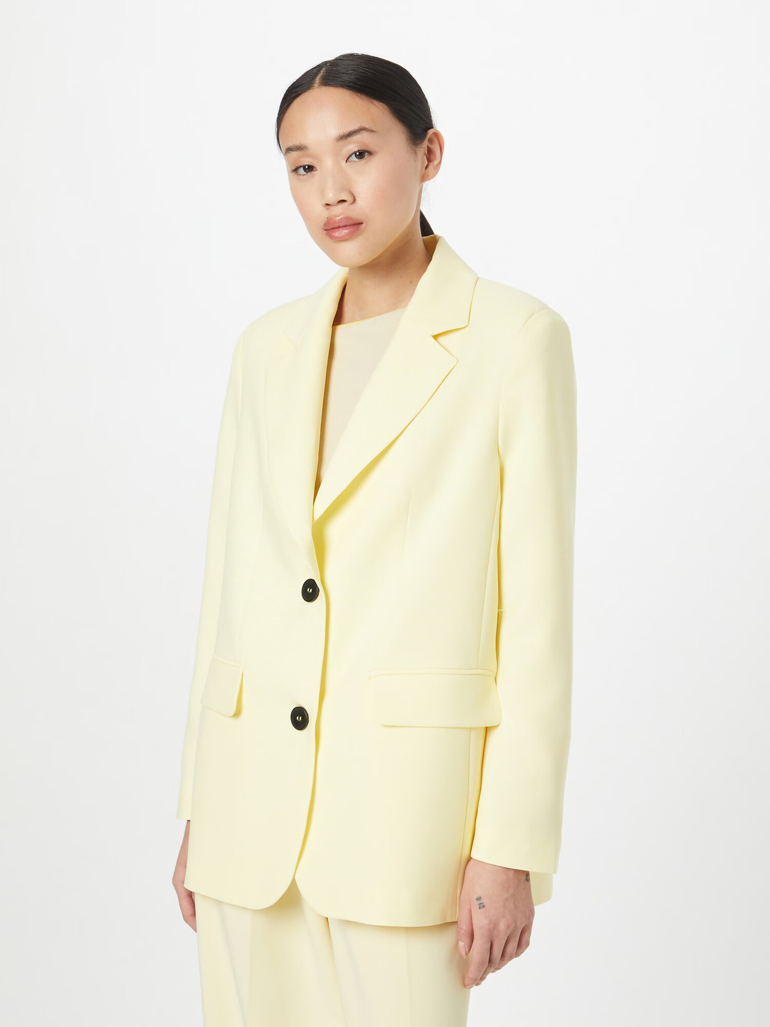 Nasty Gal Blazer 'Tracy Co Ord' pastelno rumena - Pepit.si