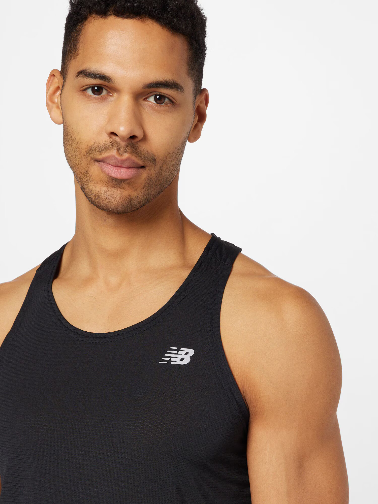 new balance Funkcionalna majica 'Accelerate Singlet' črna - Pepit.si