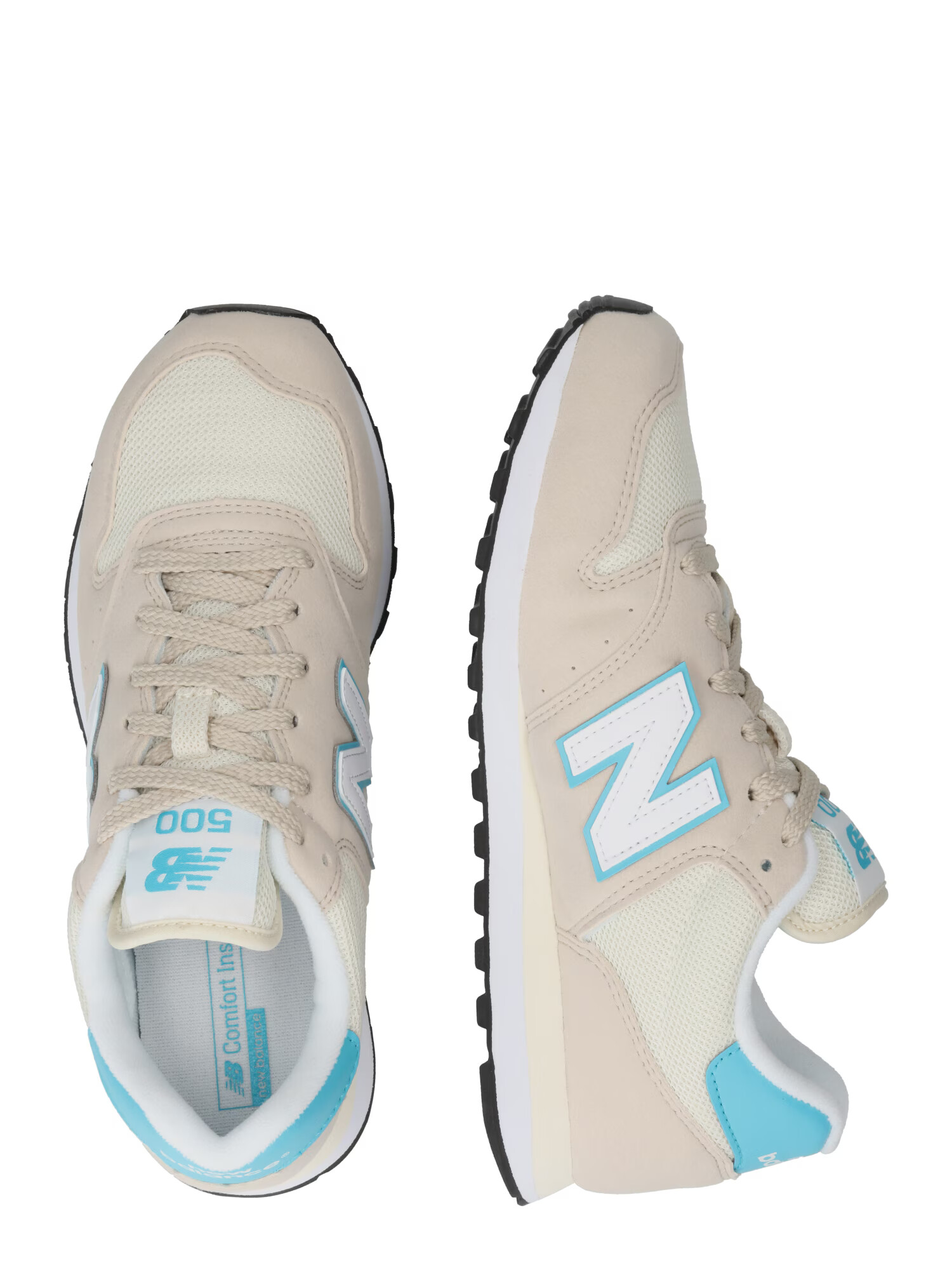 new balance Nizke superge '500' bež / turkizna / bela - Pepit.si