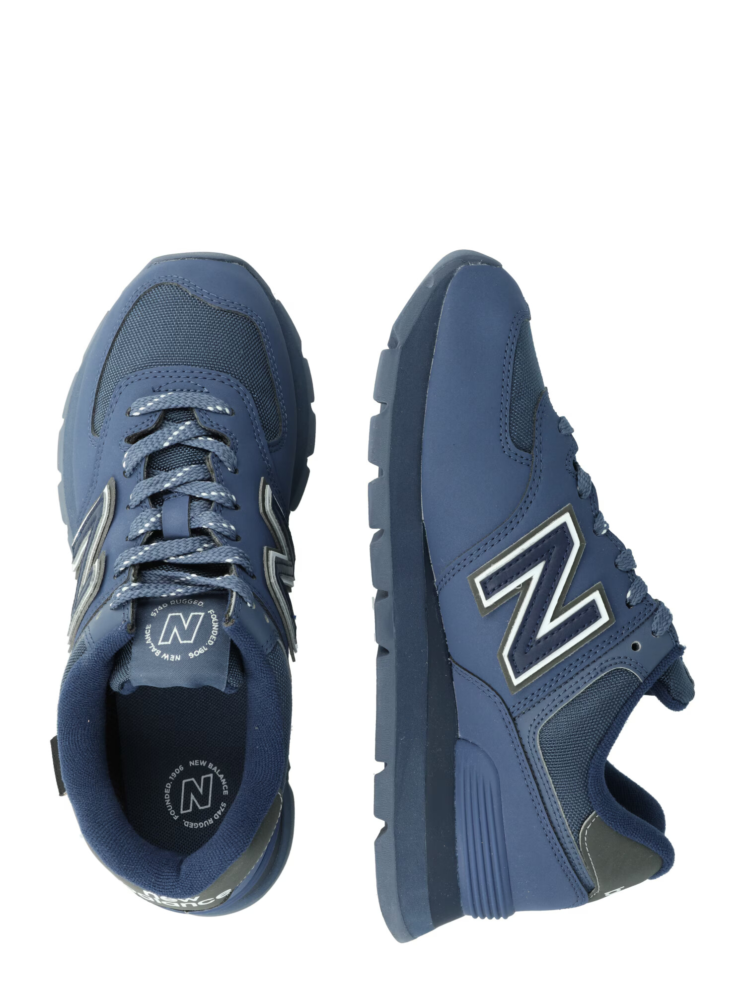 new balance Nizke superge '574' grafit / oliva / bela - Pepit.si