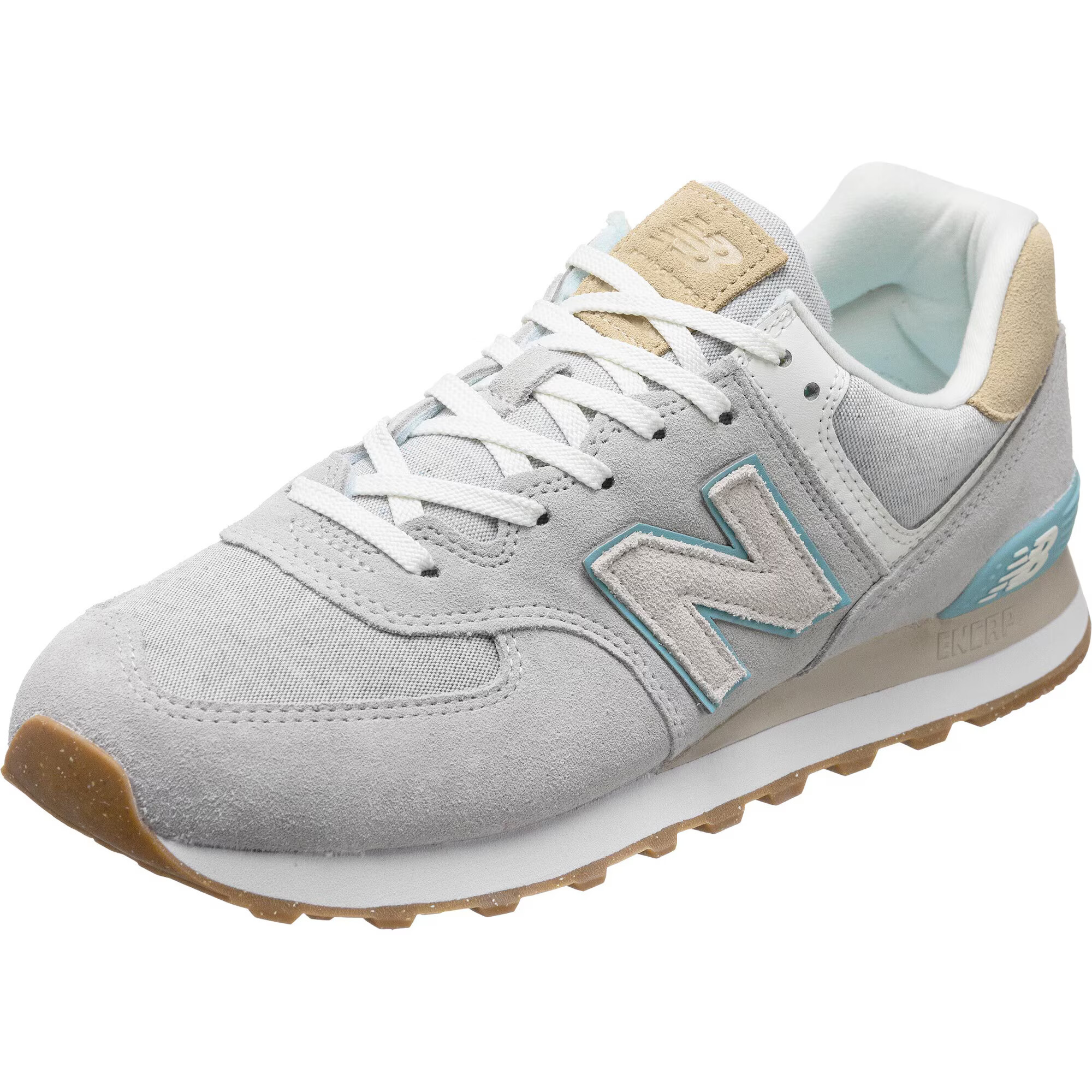 new balance Nizke superge '574' kremna / svetlo modra / svetlo siva / bela - Pepit.si