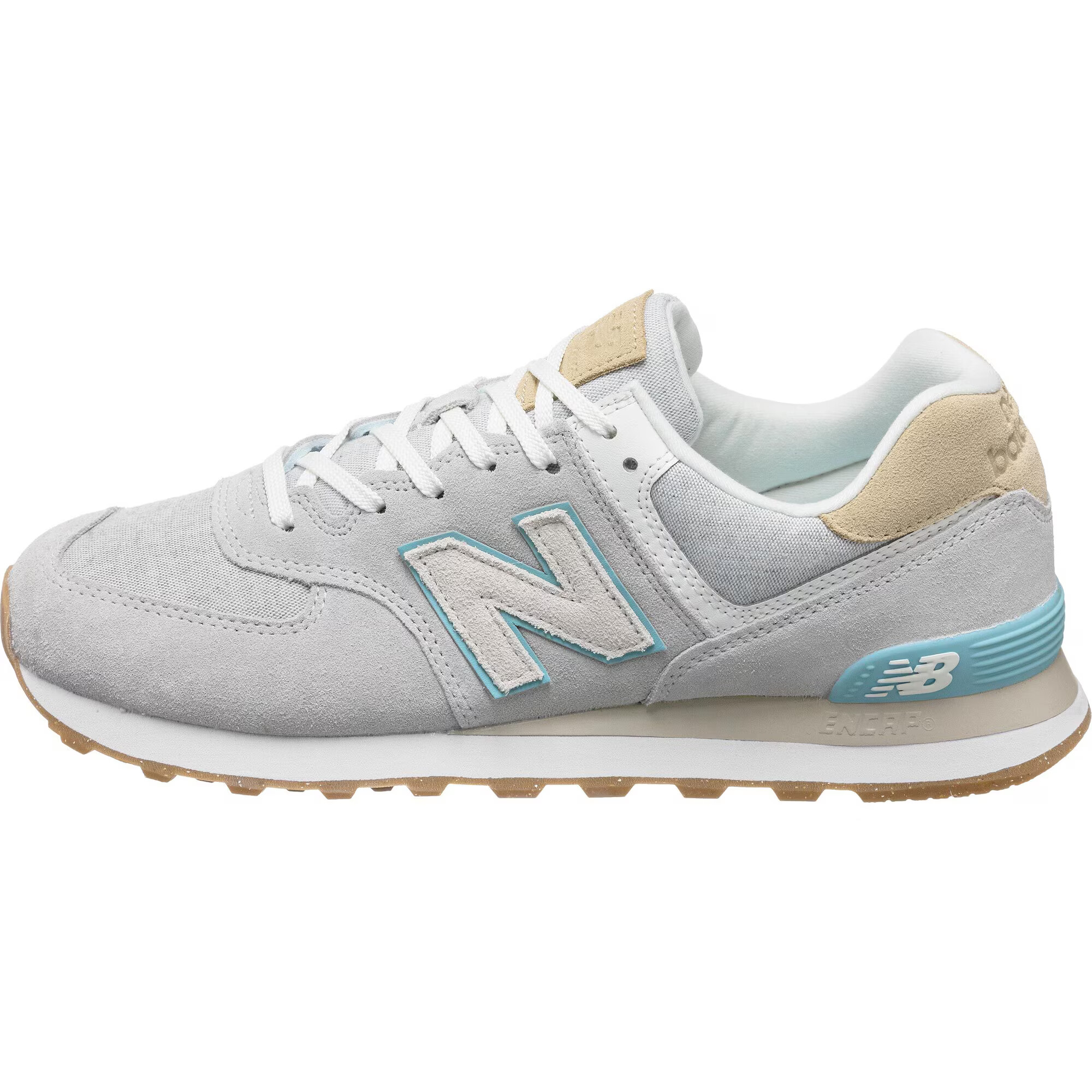 new balance Nizke superge '574' kremna / svetlo modra / svetlo siva / bela - Pepit.si