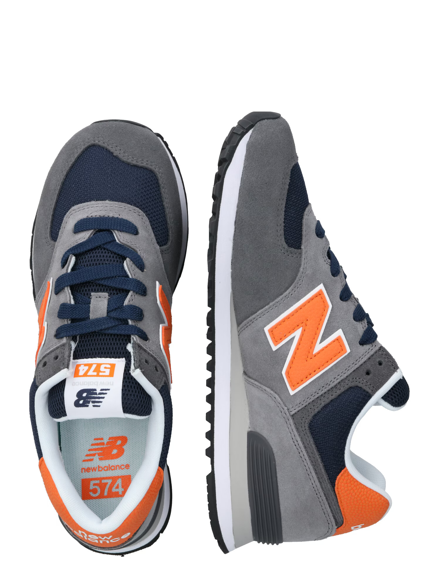 new balance Nizke superge mornarska / siva / oranžna / bela - Pepit.si