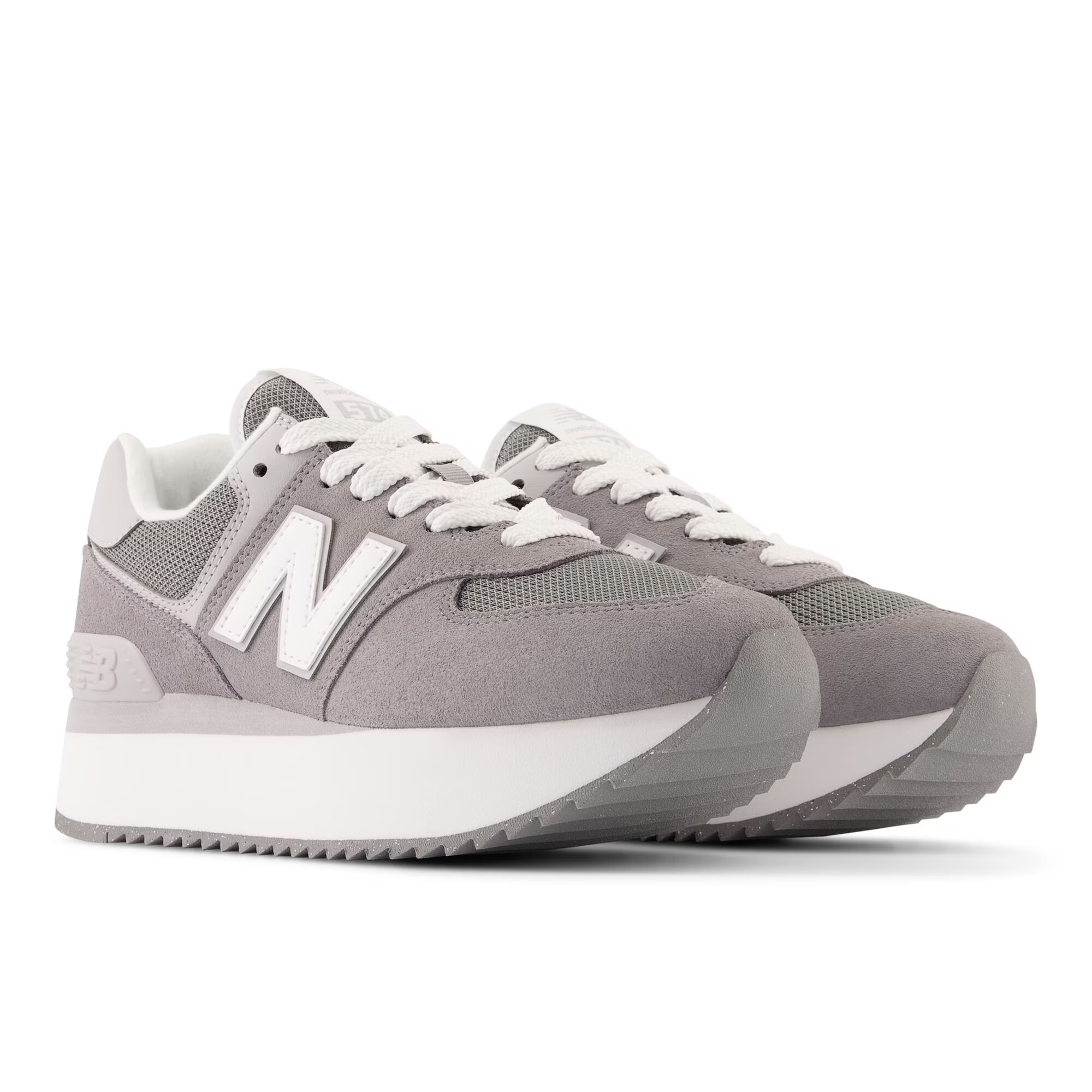 new balance Nizke superge '574+' siva / bela - Pepit.si