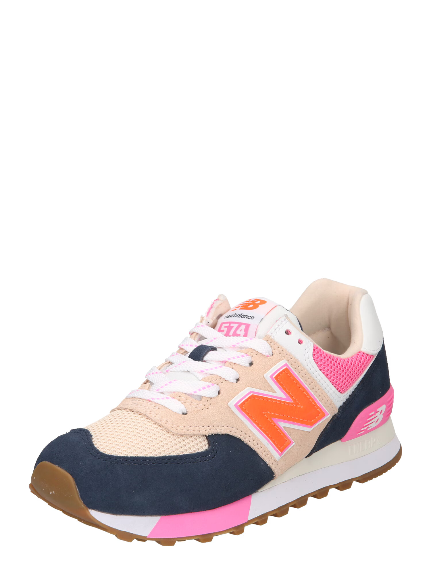 new balance Nizke superge '574' svetlo bež / mornarska / temno oranžna / roza / bela - Pepit.si