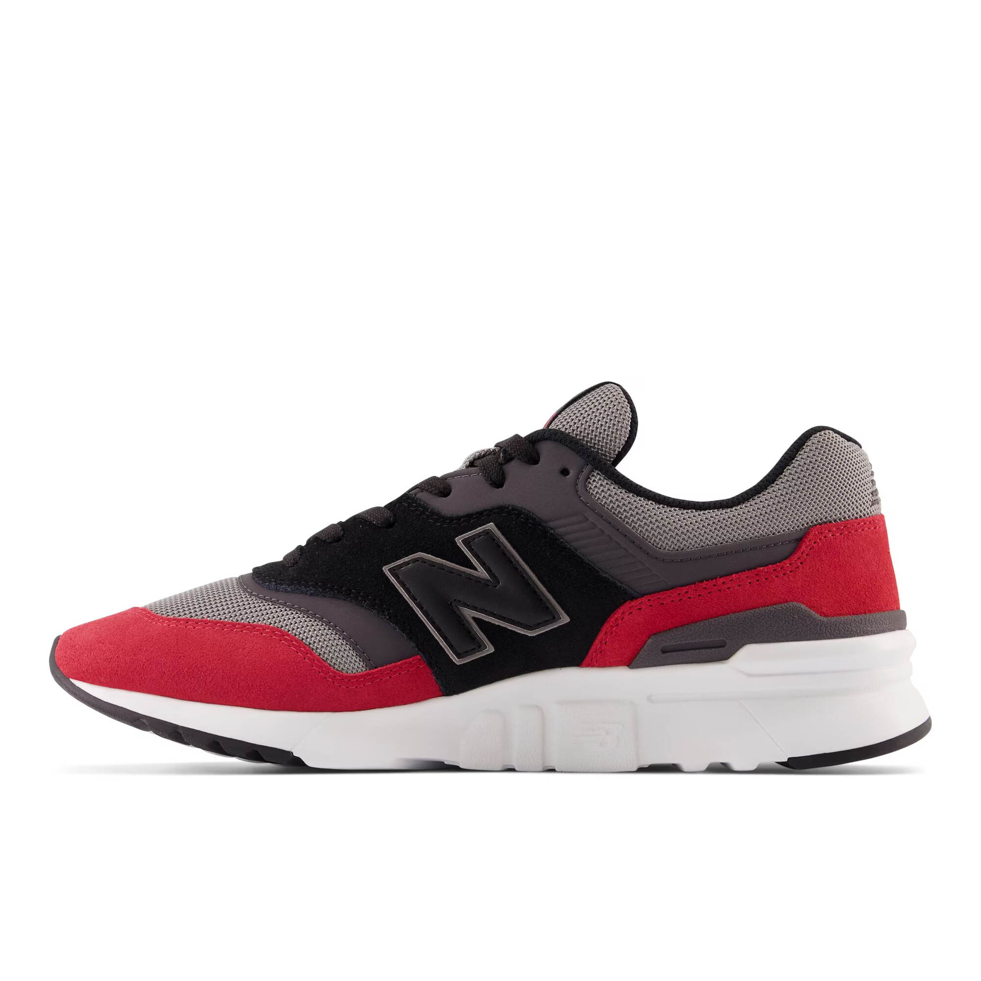 new balance Nizke superge svetlo siva / temno siva / rubin rdeča / črna - Pepit.si