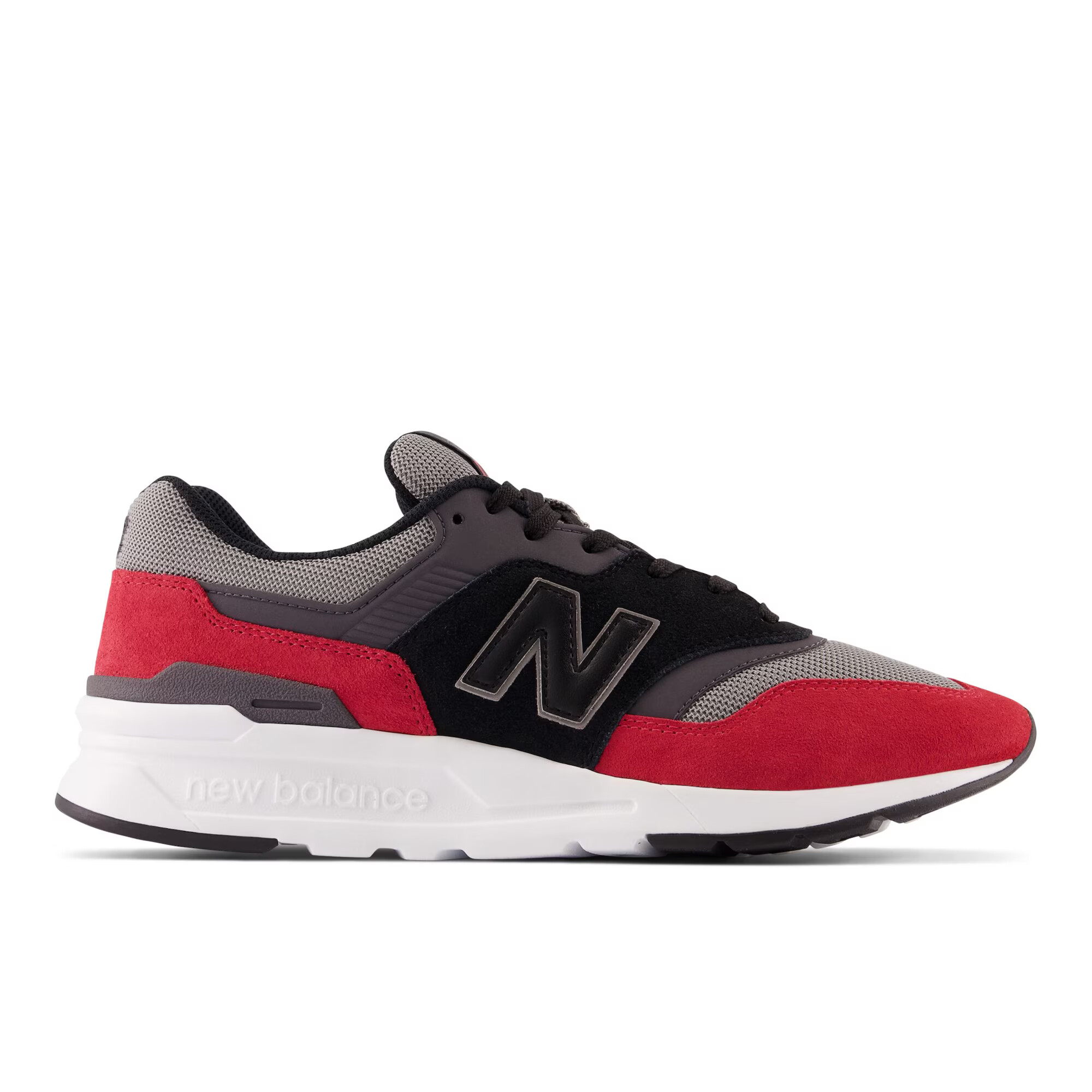 new balance Nizke superge svetlo siva / temno siva / rubin rdeča / črna - Pepit.si