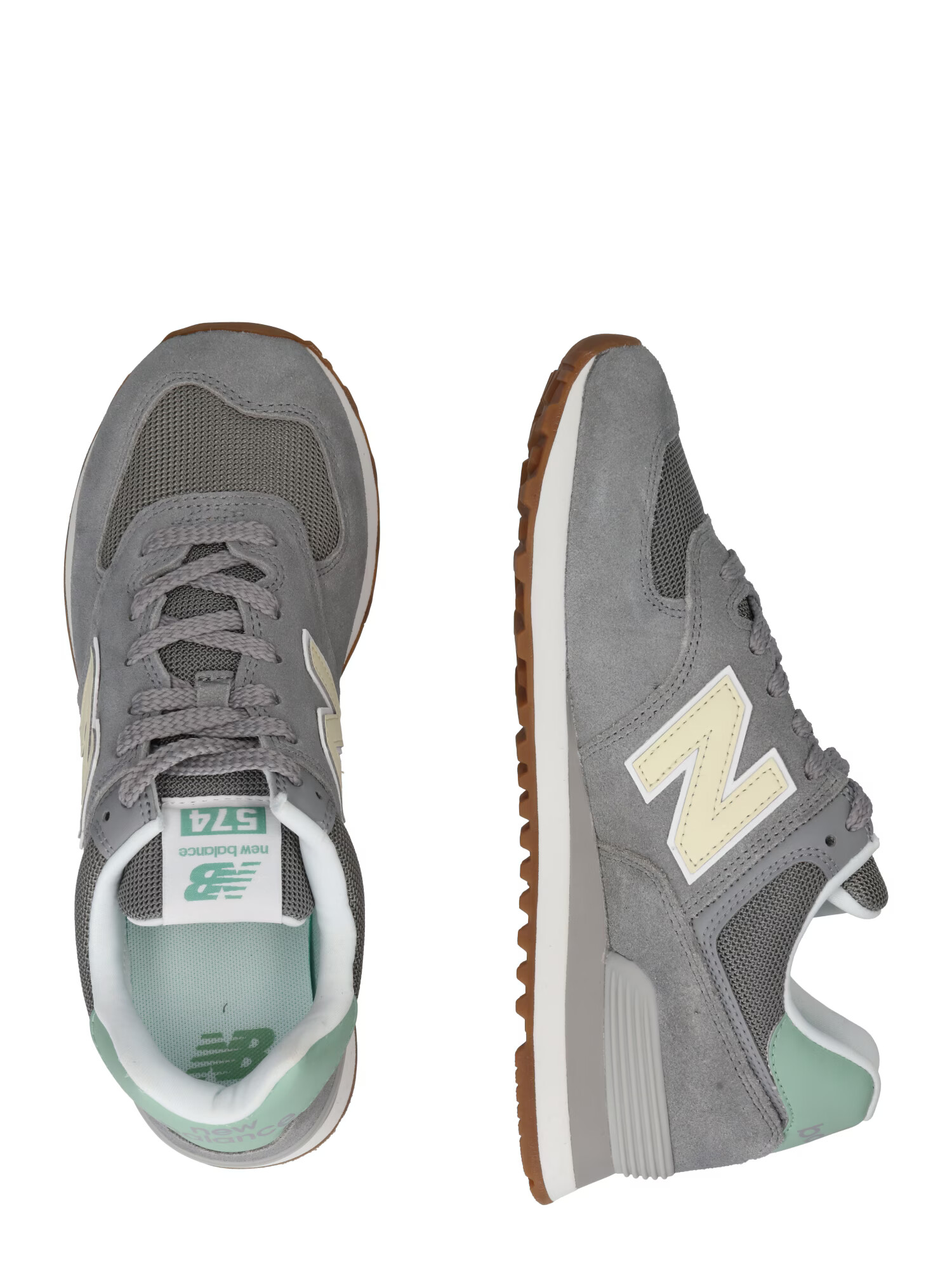 new balance Nizke superge bež / siva / zelena / bela - Pepit.si