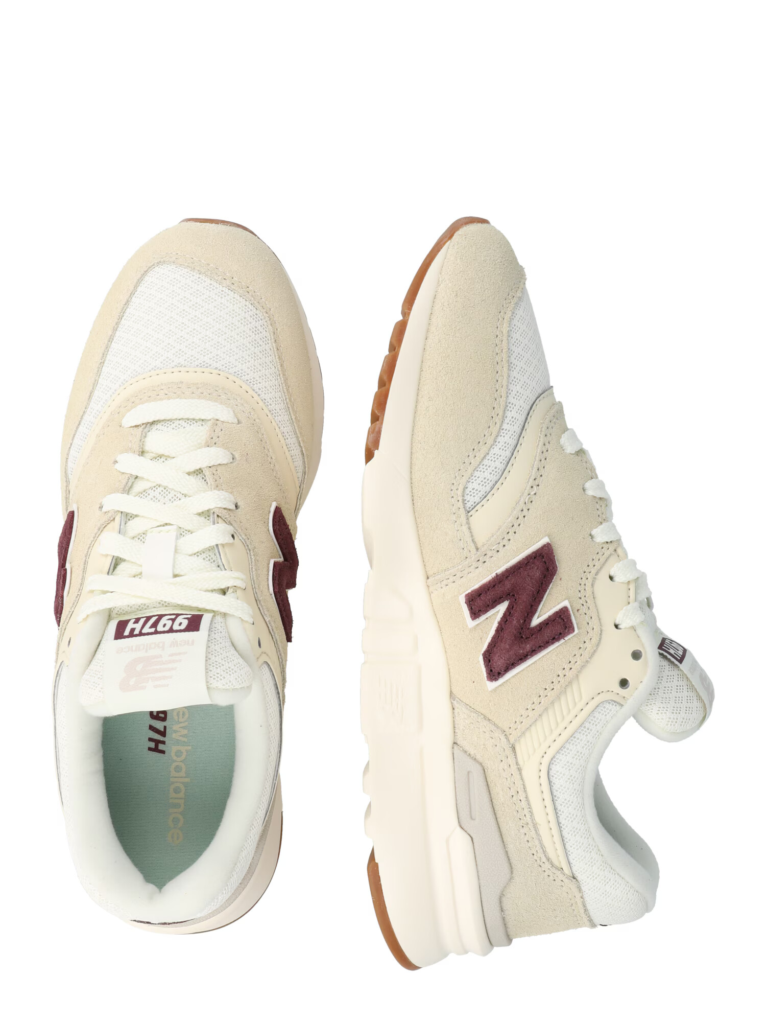 new balance Nizke superge ecru / bordo / bela - Pepit.si