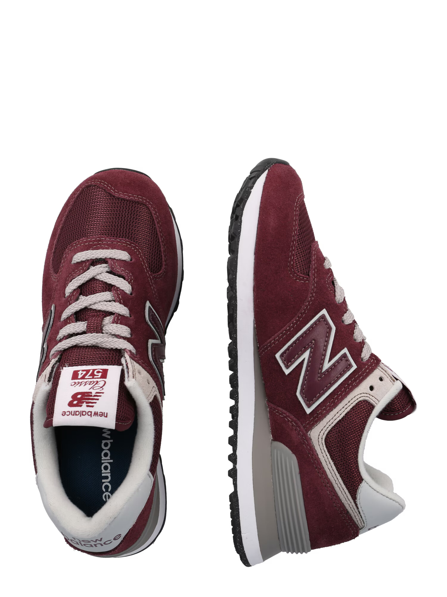 new balance Nizke superge siva / burgund / off-bela - Pepit.si