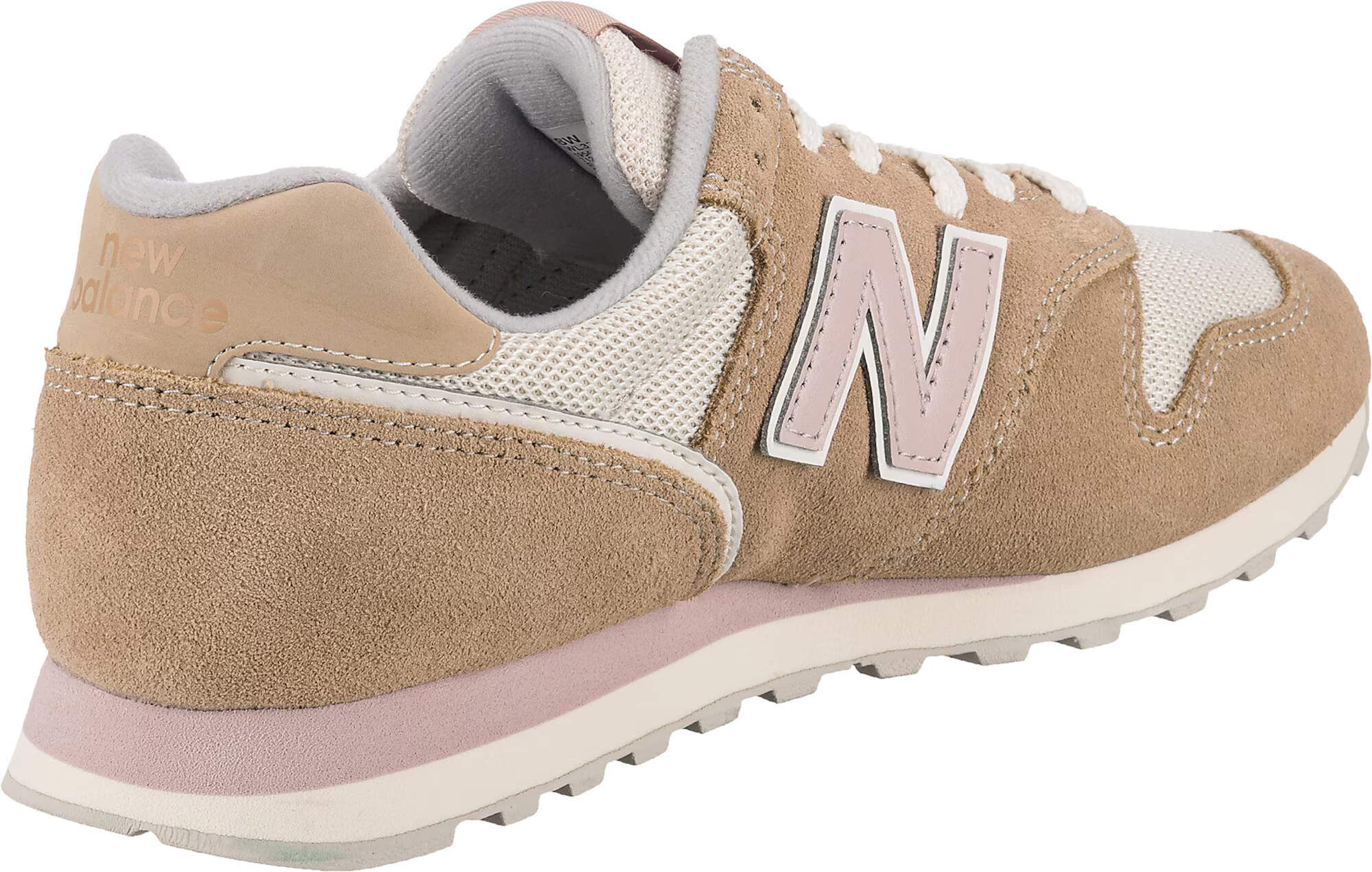 new balance Nizke superge kremna / temno bež / roza - Pepit.si