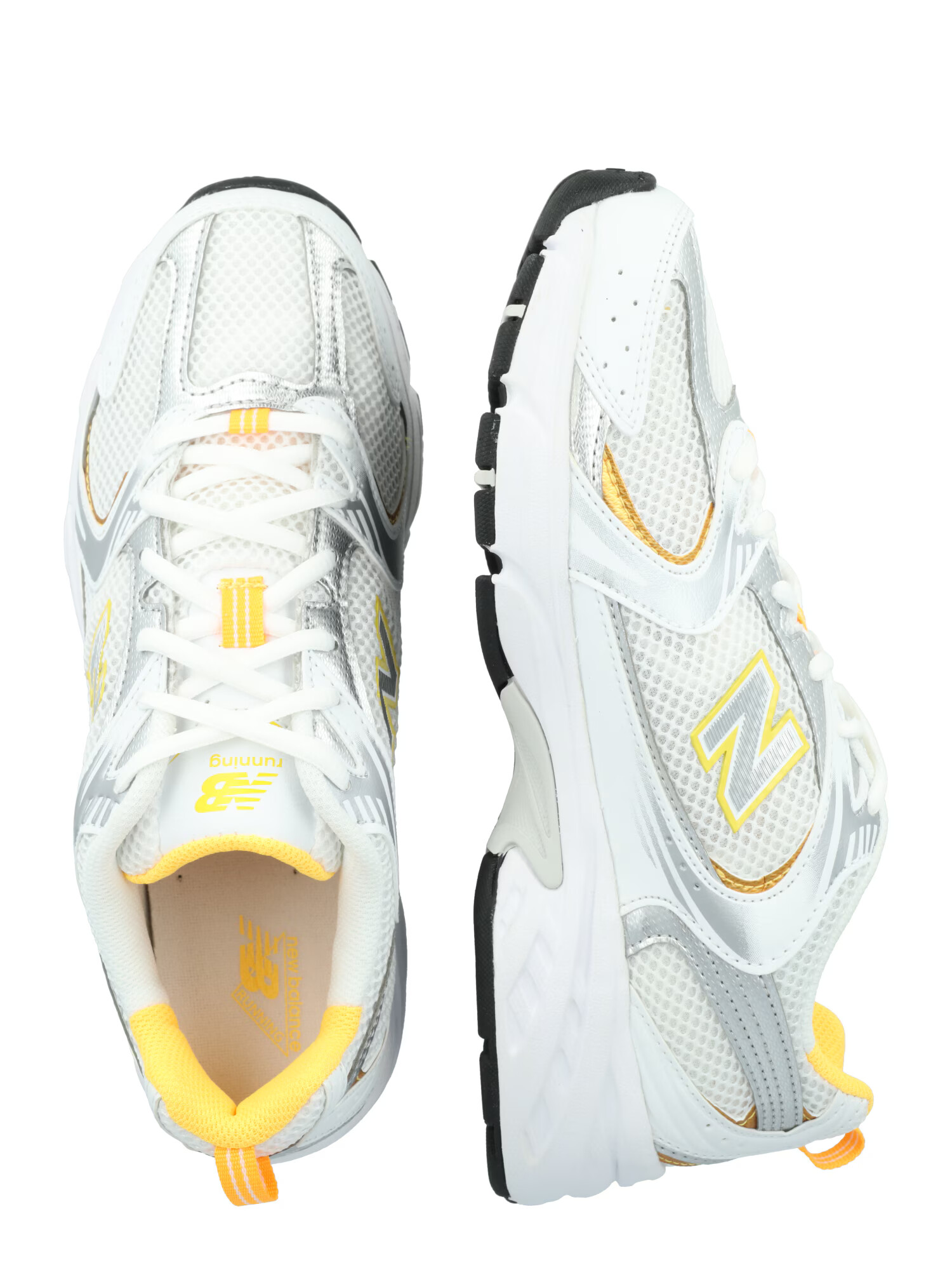 new balance Nizke superge temno rumena / srebrno-siva / bela - Pepit.si