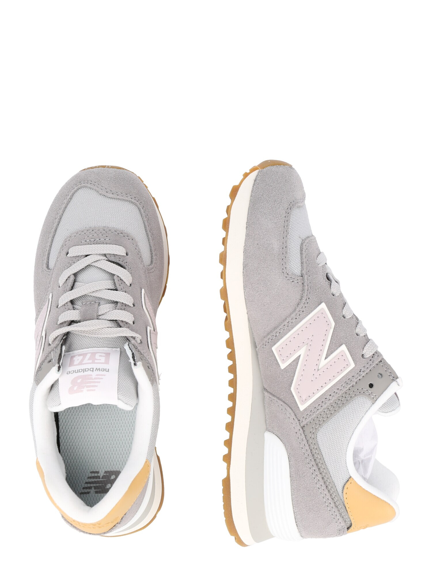 new balance Nizke superge temno rumena / siva / svetlo siva / roza - Pepit.si