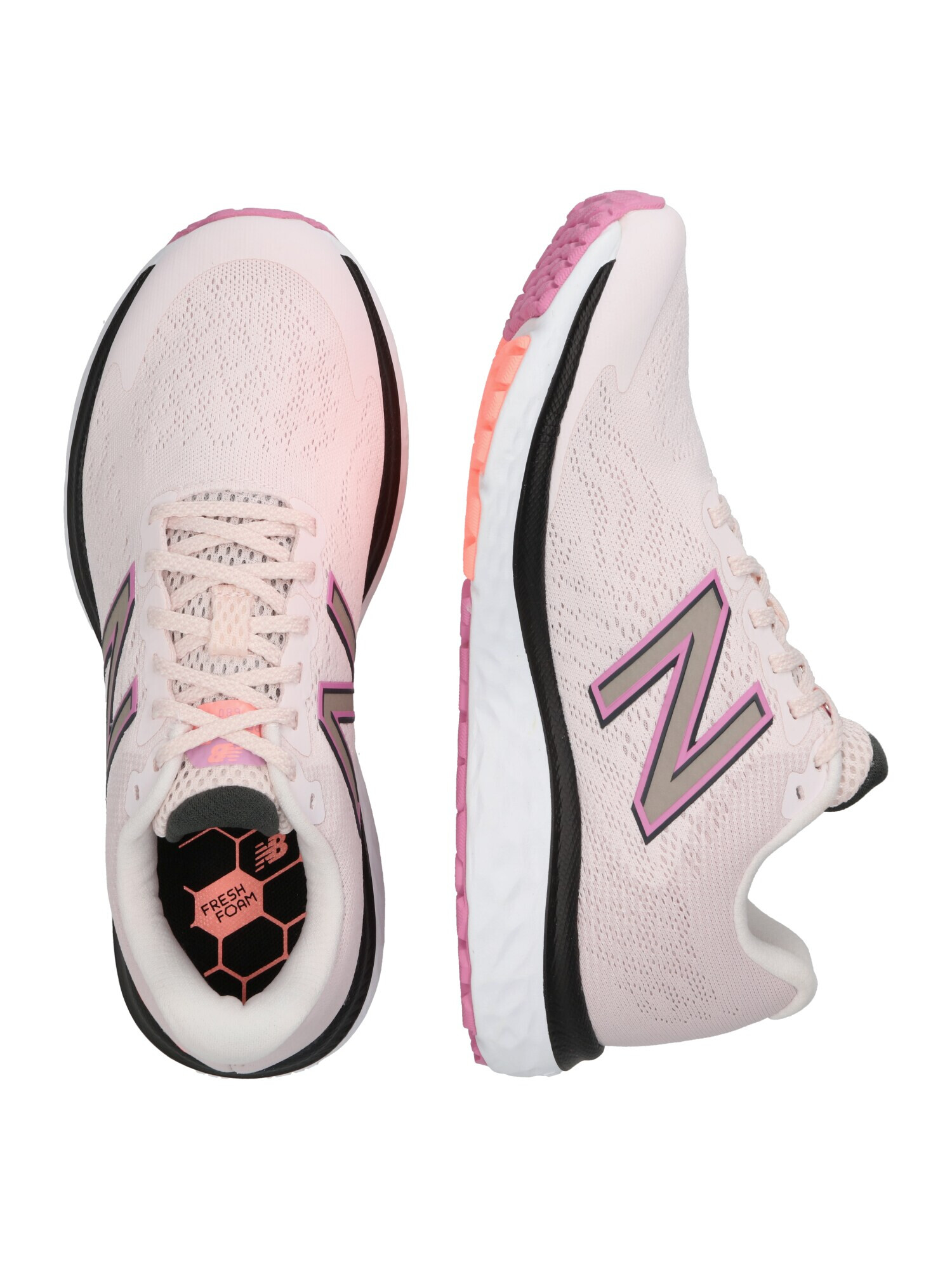 new balance Tekaški čevelj temno siva / orhideja / pastelno roza - Pepit.si