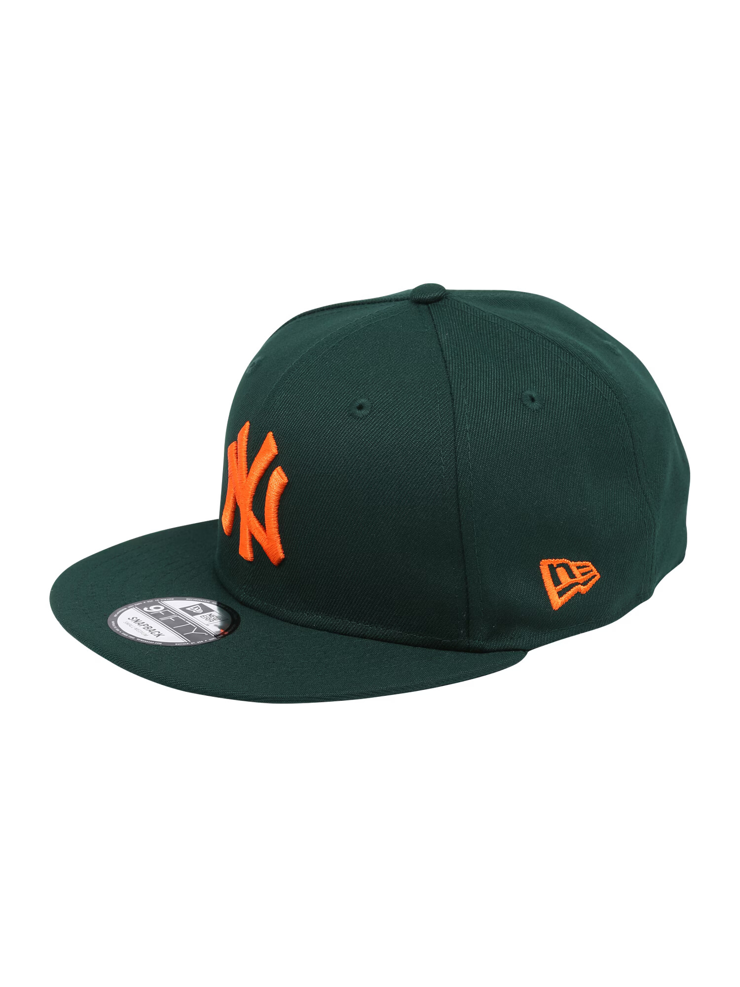 NEW ERA Kapa 'LEAGUE ESSENTIAL 9FIFTY' temno zelena / oranžna - Pepit.si