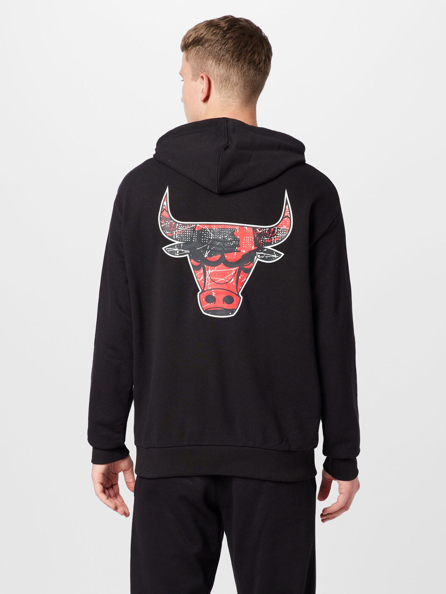 NEW ERA Majica 'Chicago Bulls' rdeča / črna - Pepit.si