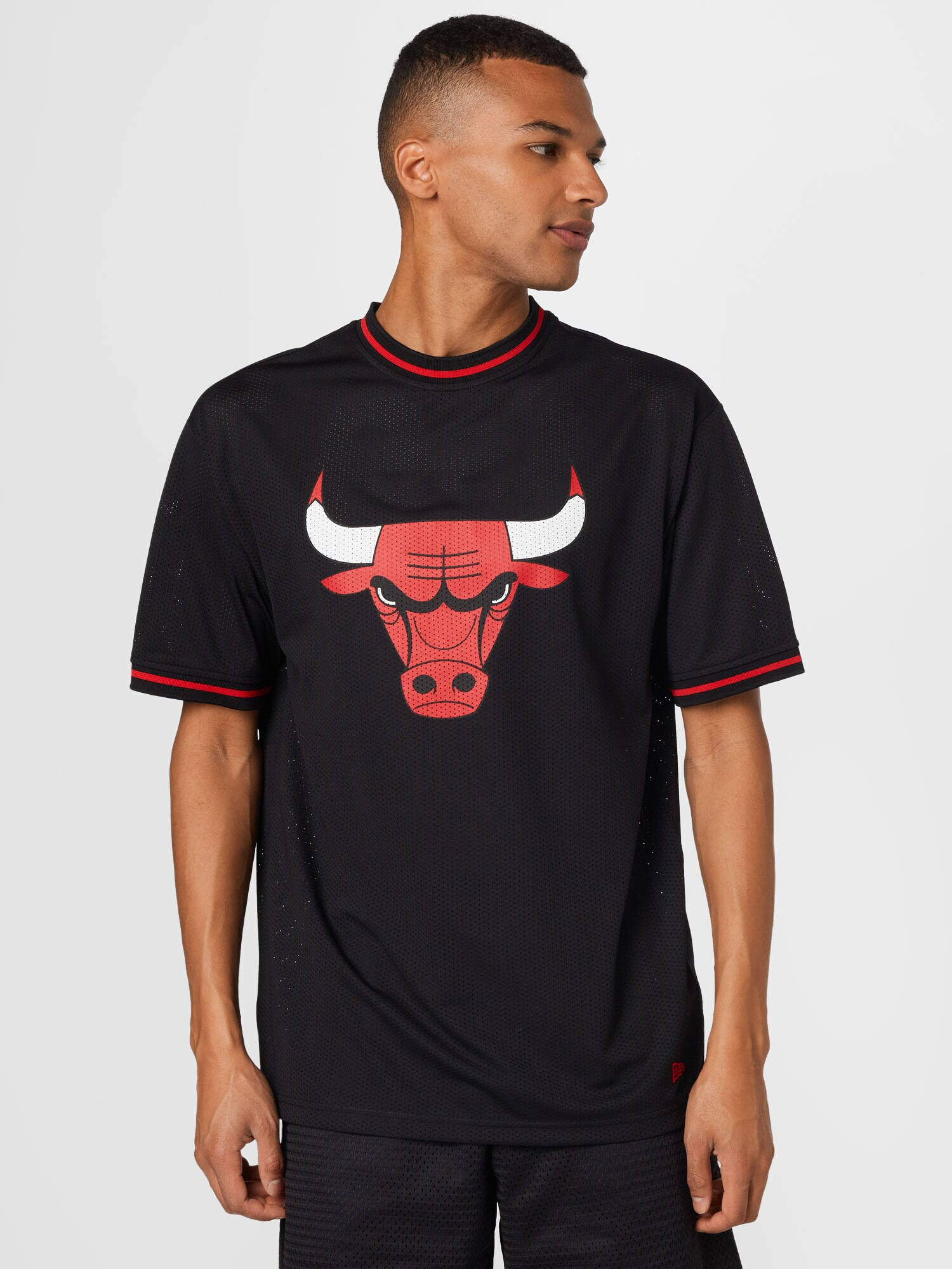 NEW ERA Majica 'Chicago Bulls' rdeča / črna / bela - Pepit.si