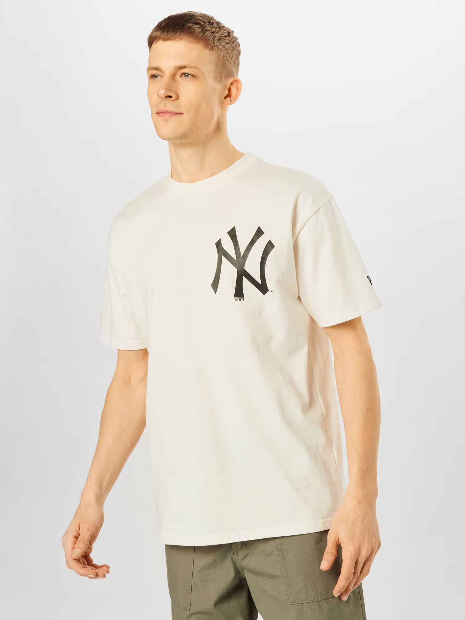 NEW ERA Majica 'MLB New York Yankees' kremna / črna - Pepit.si