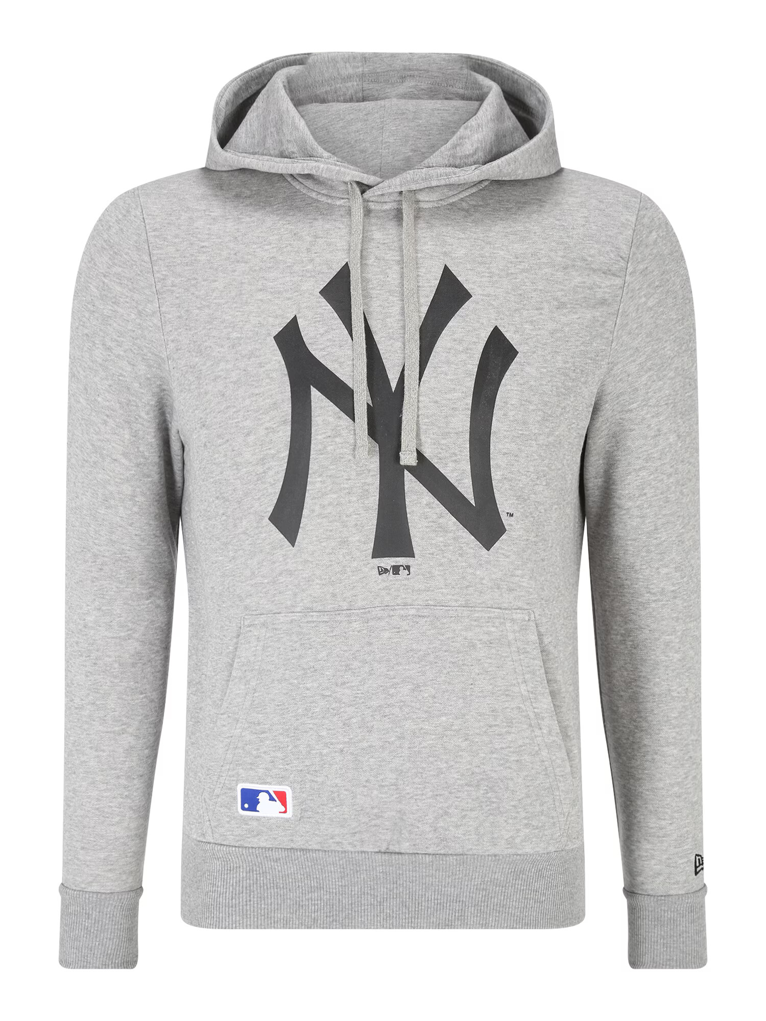 NEW ERA Majica 'NY Yankees' pegasto siva / črna - Pepit.si