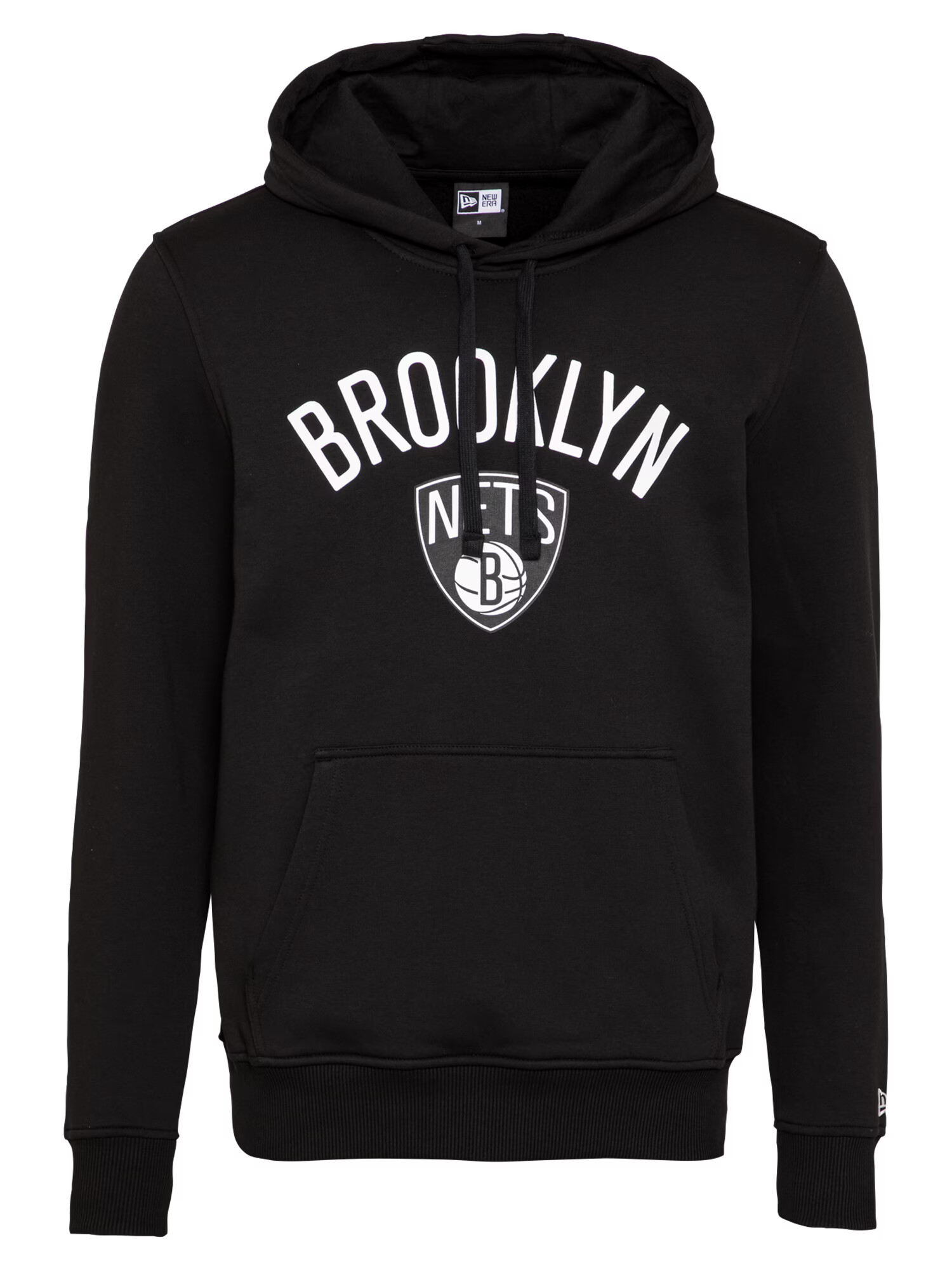 NEW ERA Sweatshirt 'Brooklyn Nets' bela / črna - Pepit.si