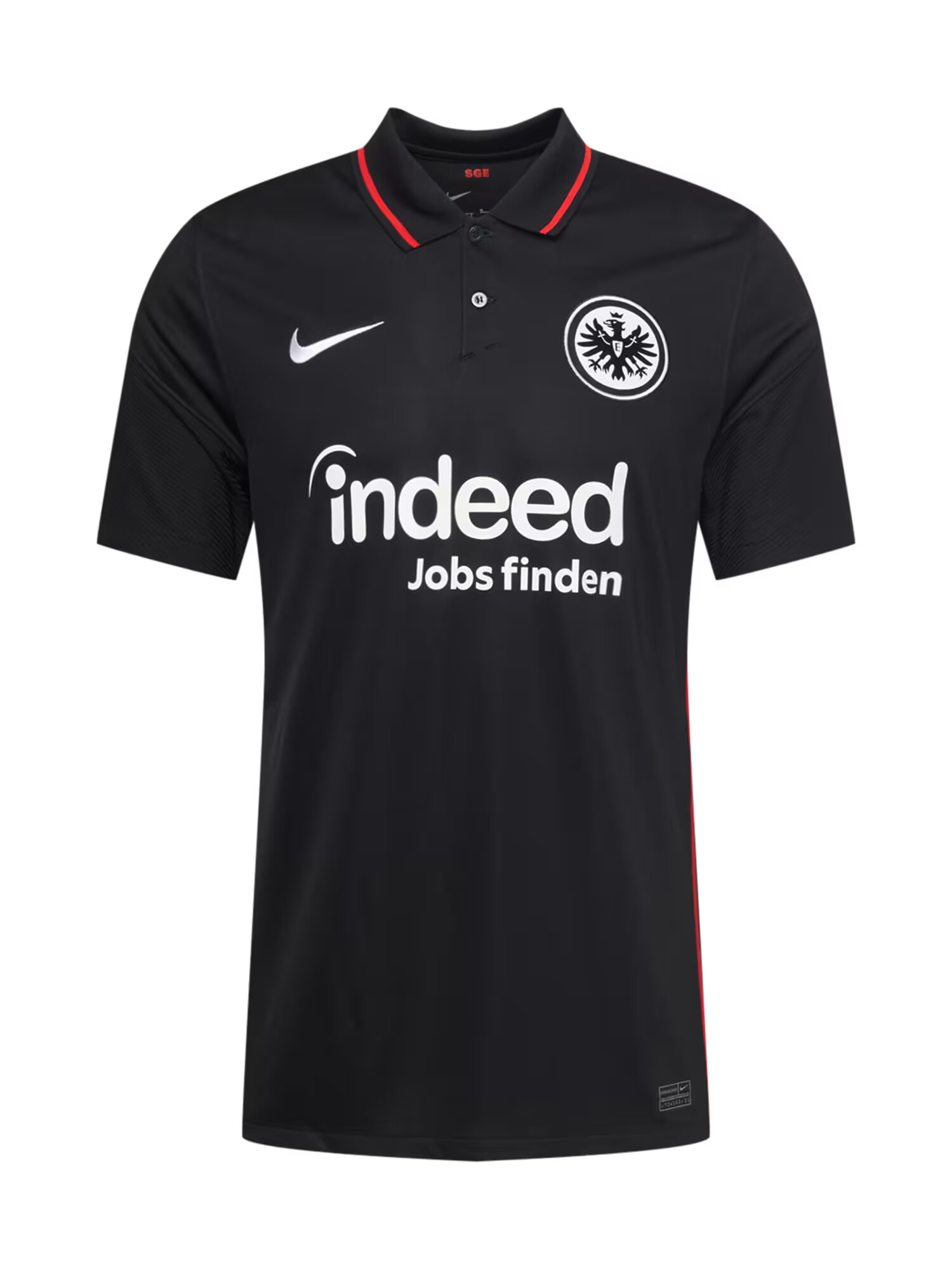 NIKE Dres 'Eintracht Frankfurt 21-22' črna / bela / rdeča - Pepit.si