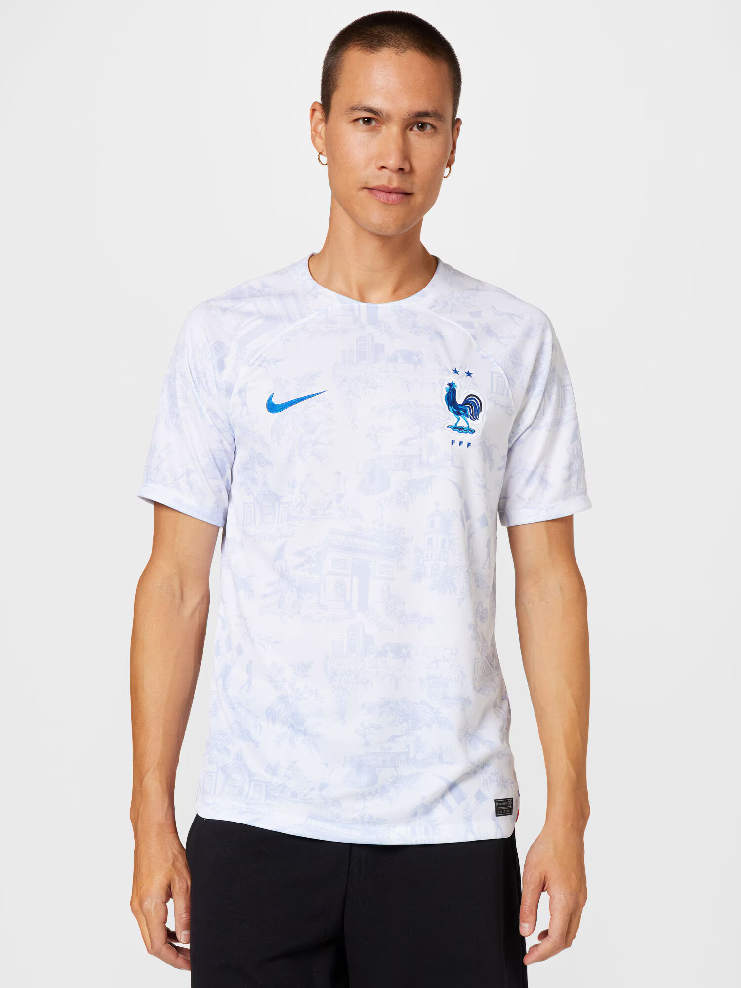 NIKE Dres 'Frankreich 2022/23' modra / svetlo modra / bela - Pepit.si