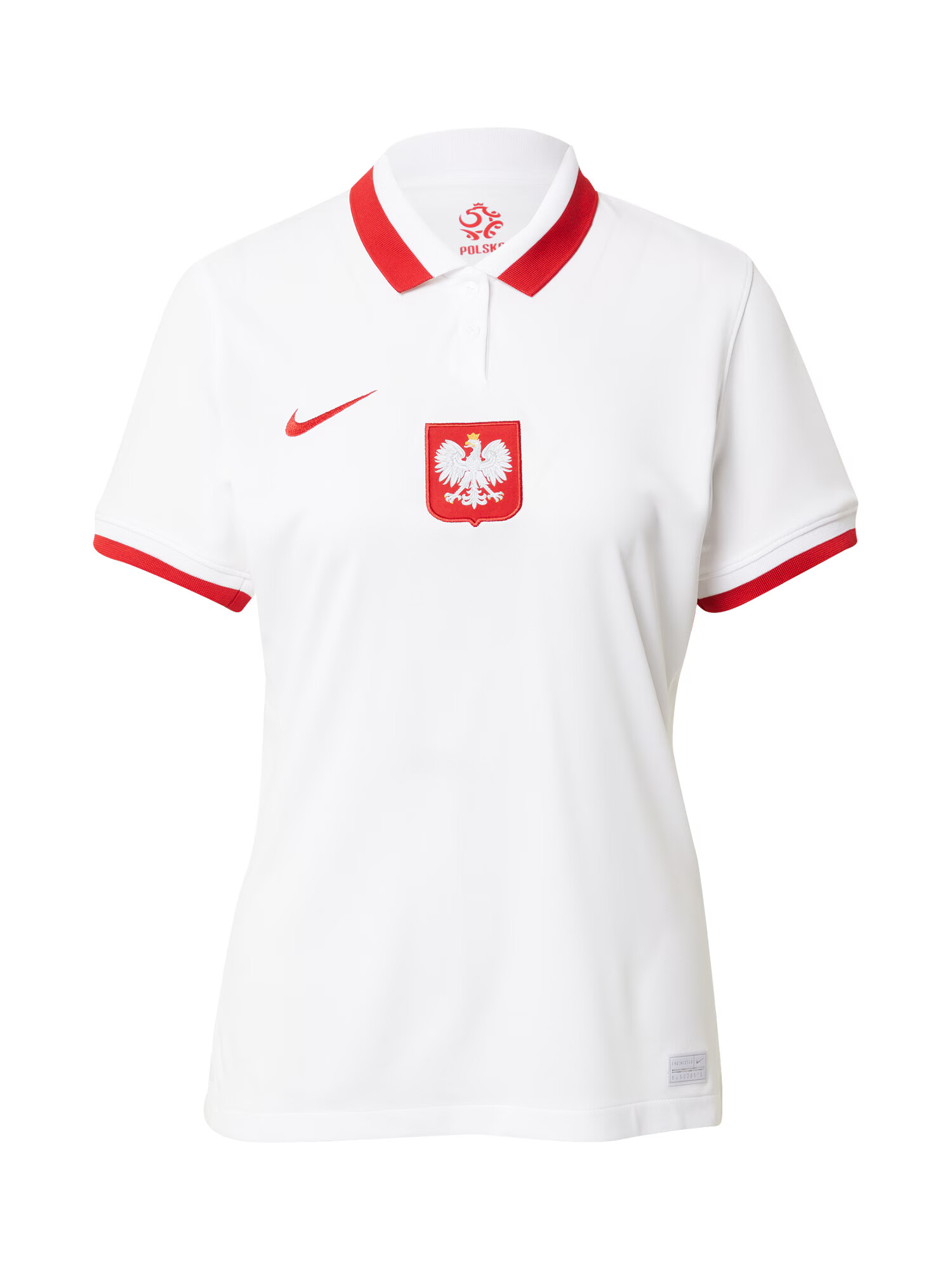 NIKE Dres 'Poland 2020 Stadium Home' bela / rdeča - Pepit.si