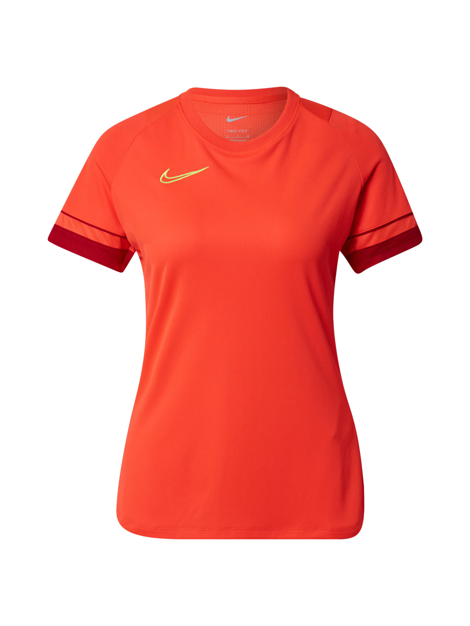 NIKE Funkcionalna majica 'Academy' rumena / rdeča / oranžno rdeča - Pepit.si